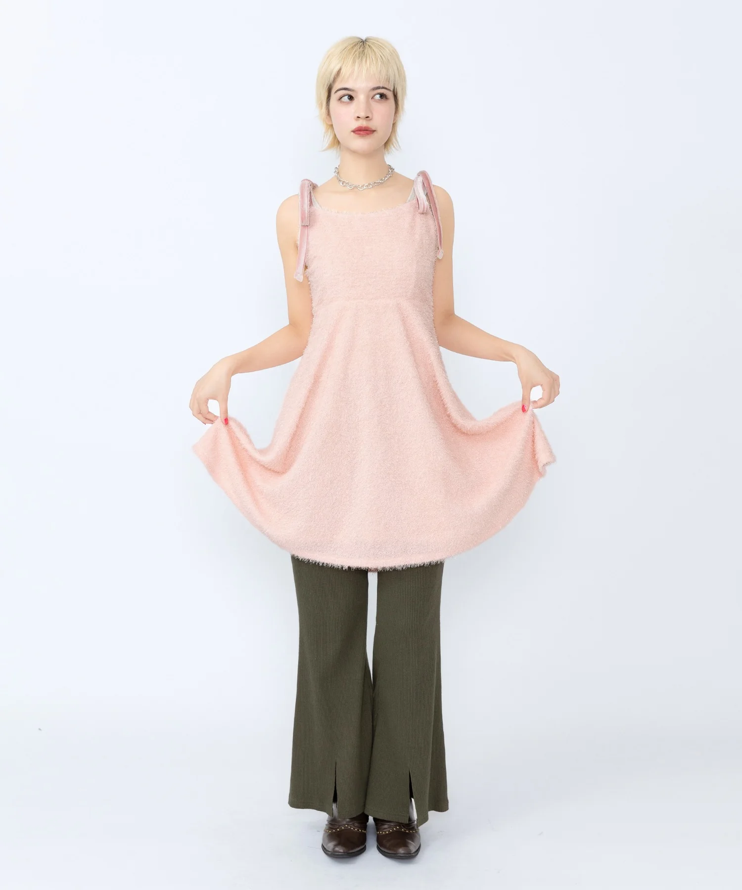 ショルダーリボンキャミワンピース - Image 11