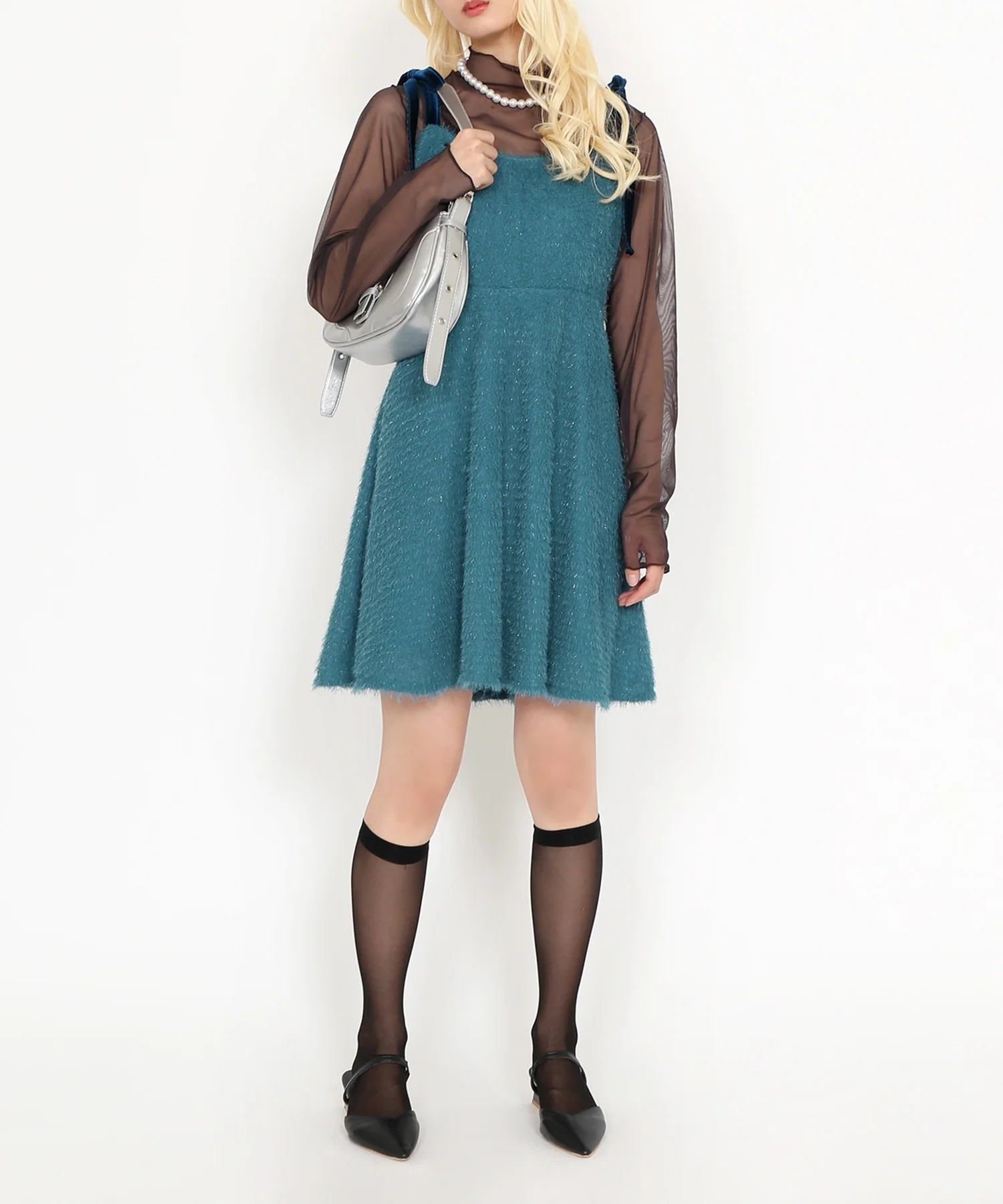 ショルダーリボンキャミワンピース - Image 17