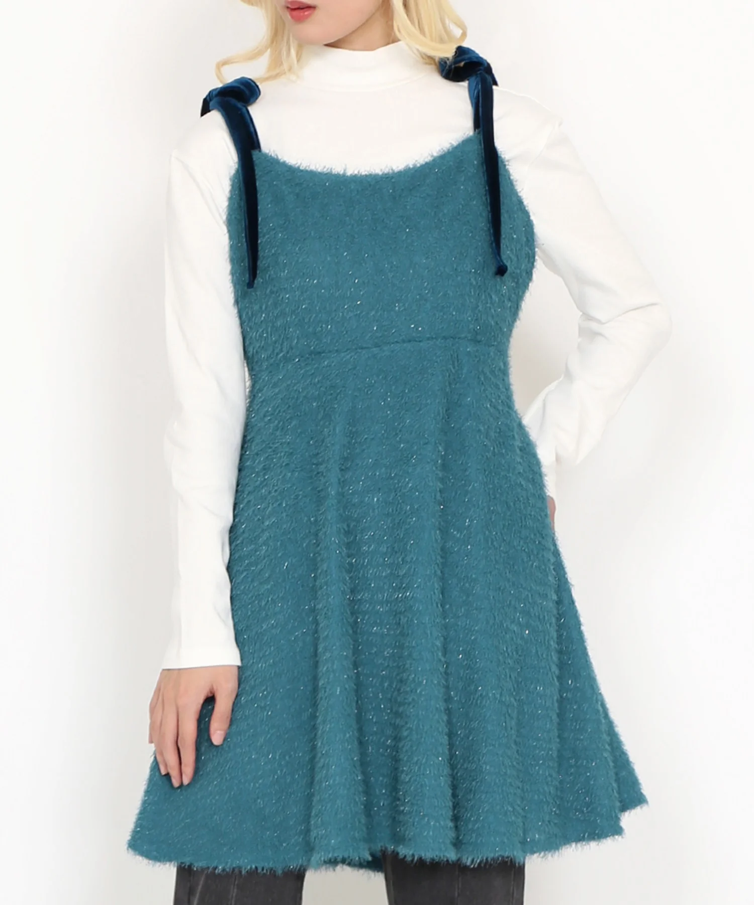 ショルダーリボンキャミワンピース - Image 18