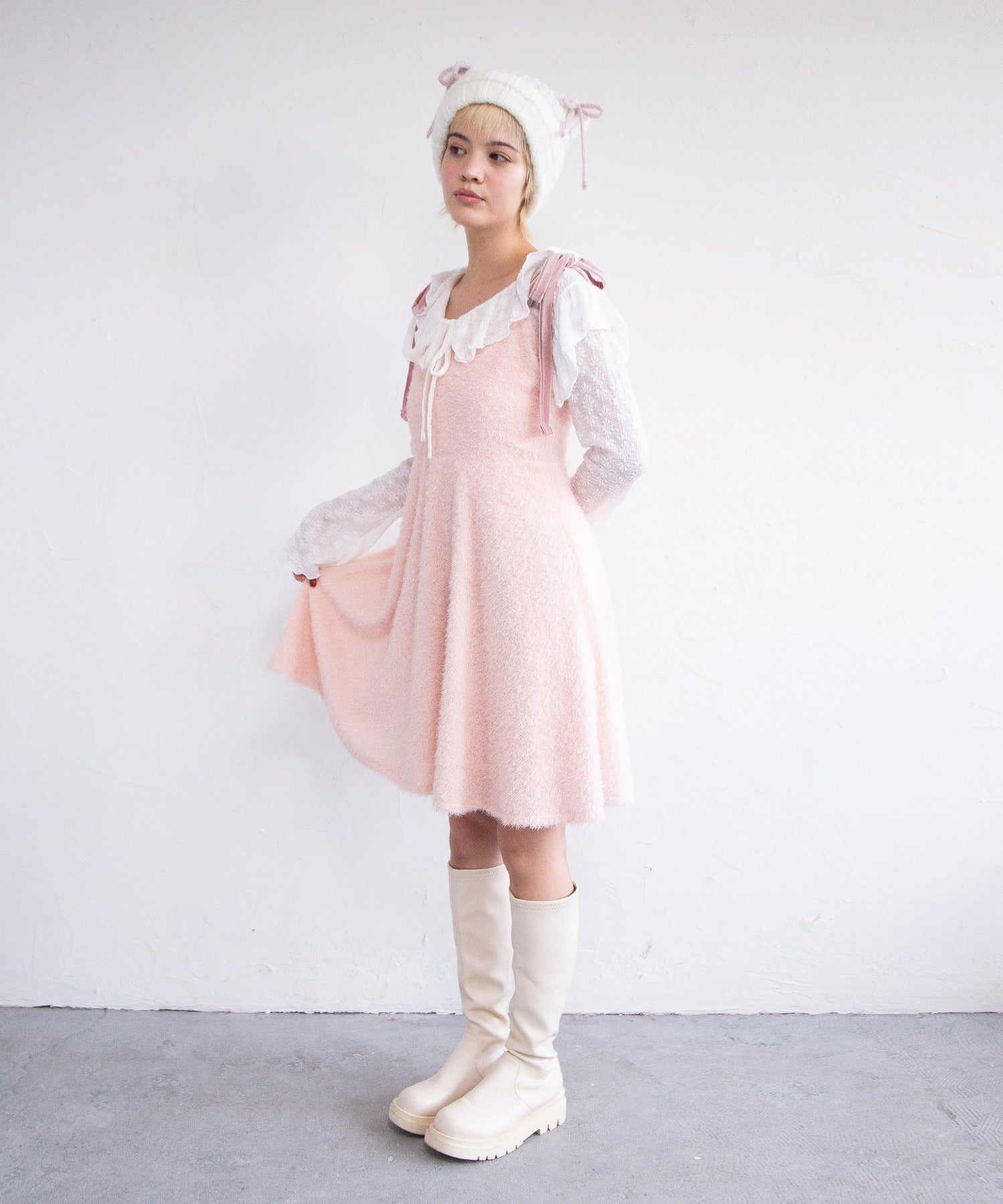 ショルダーリボンキャミワンピース - Image 9