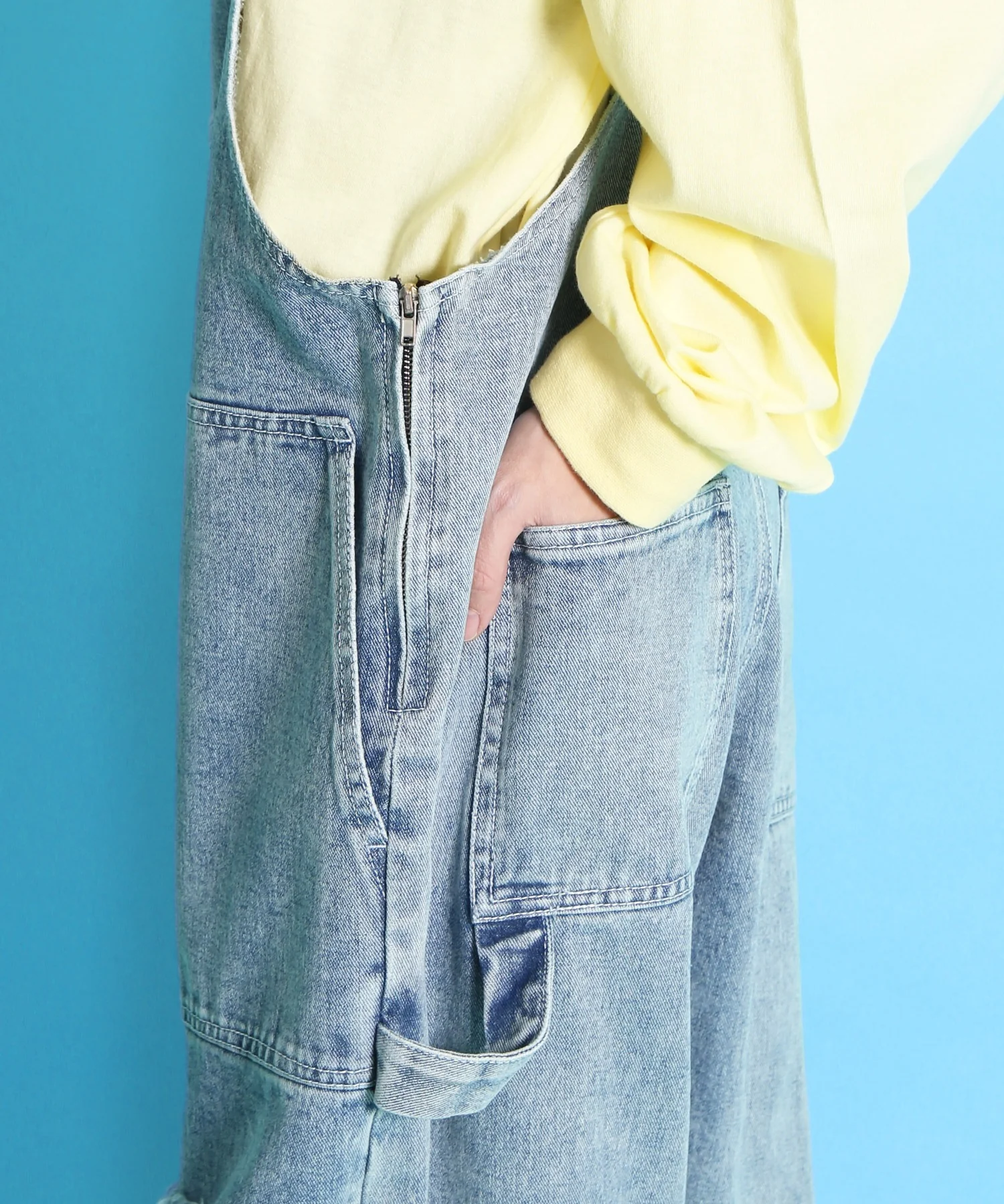ダメージデニムオーバーオール - Image 17