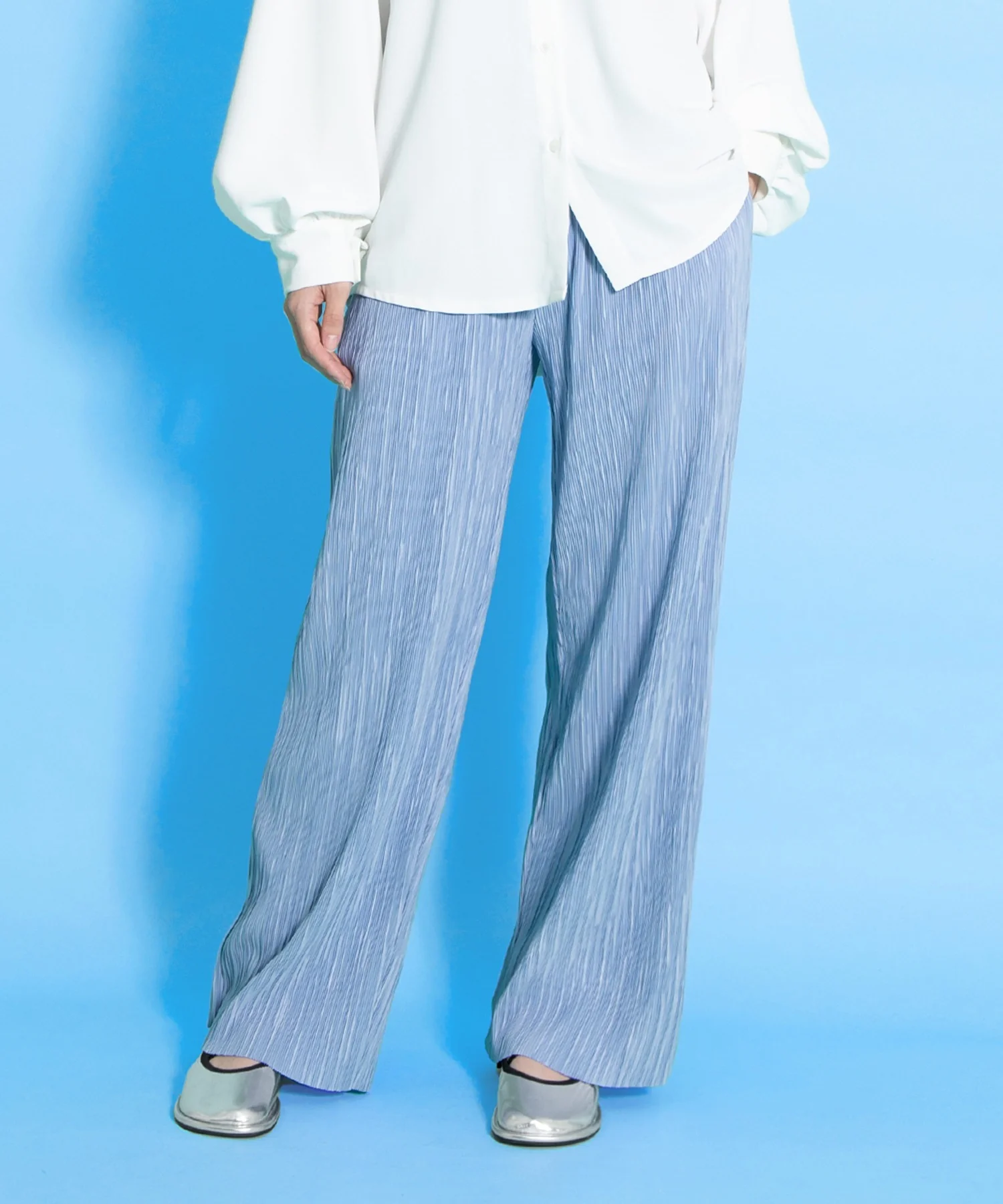 セルフカットプリーツパンツ - Image 3