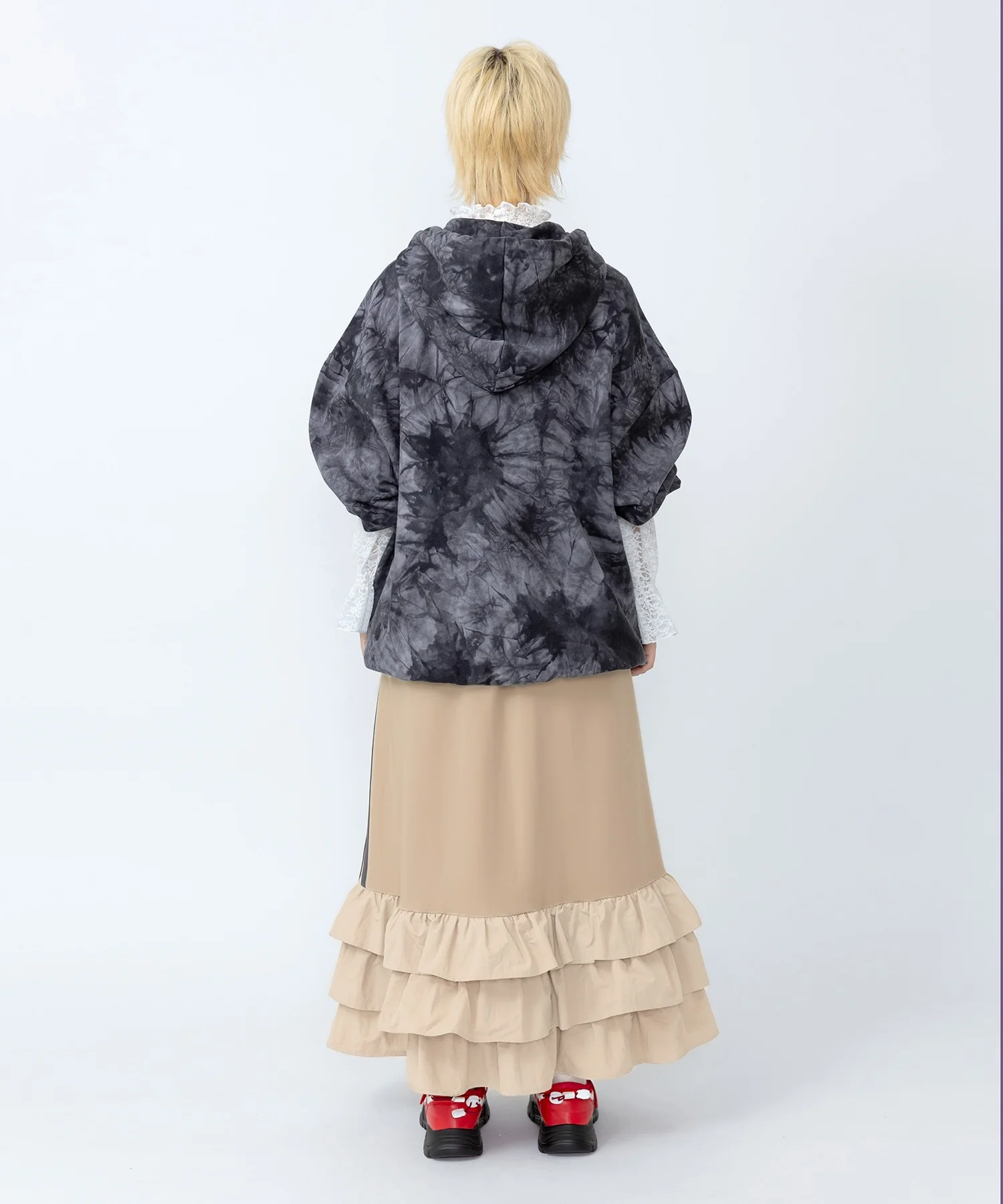 フリルティアードジャージロングスカート - Image 18