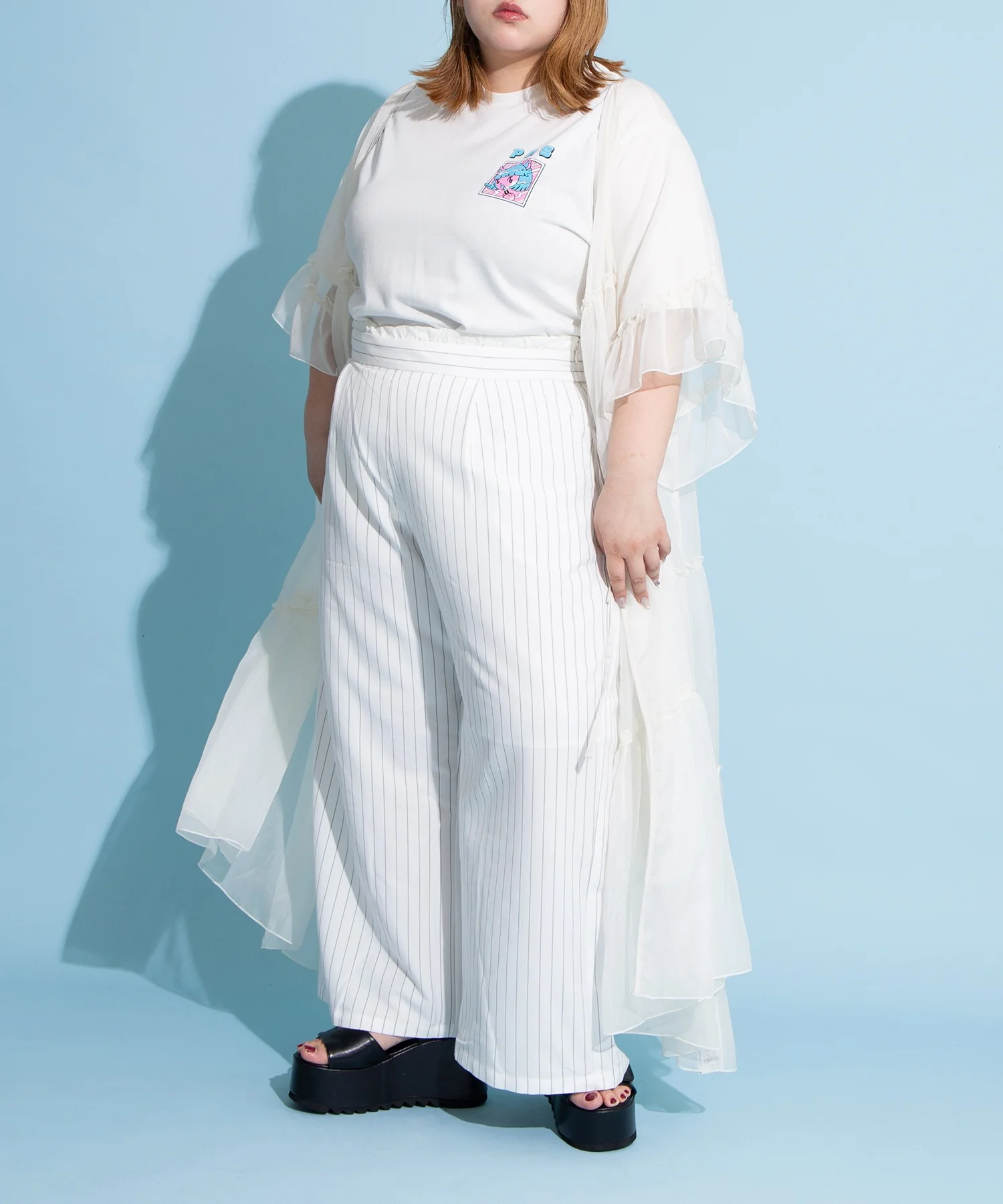 ダブルウエストストライプパンツ - Image 10