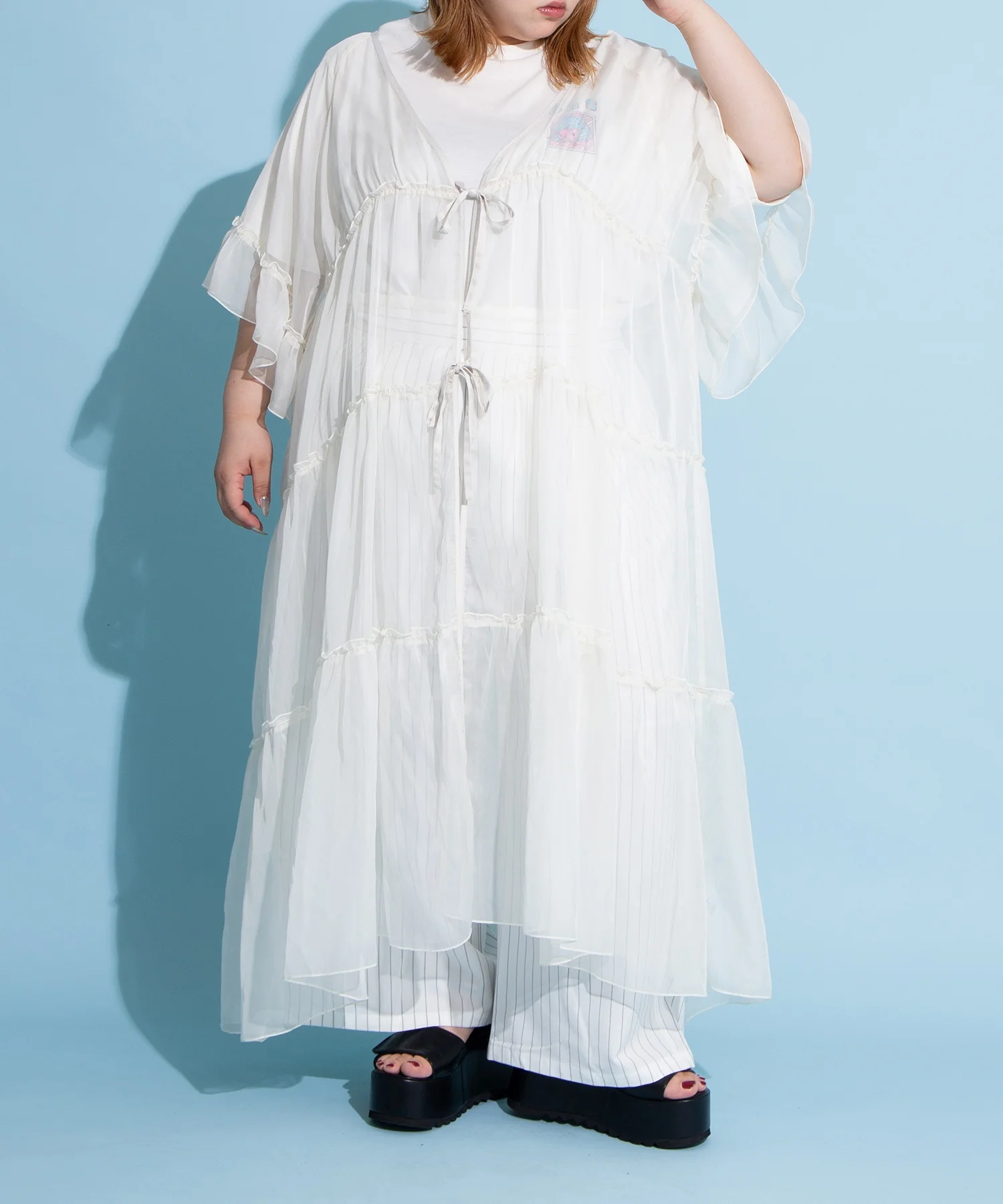 ダブルウエストストライプパンツ - Image 12