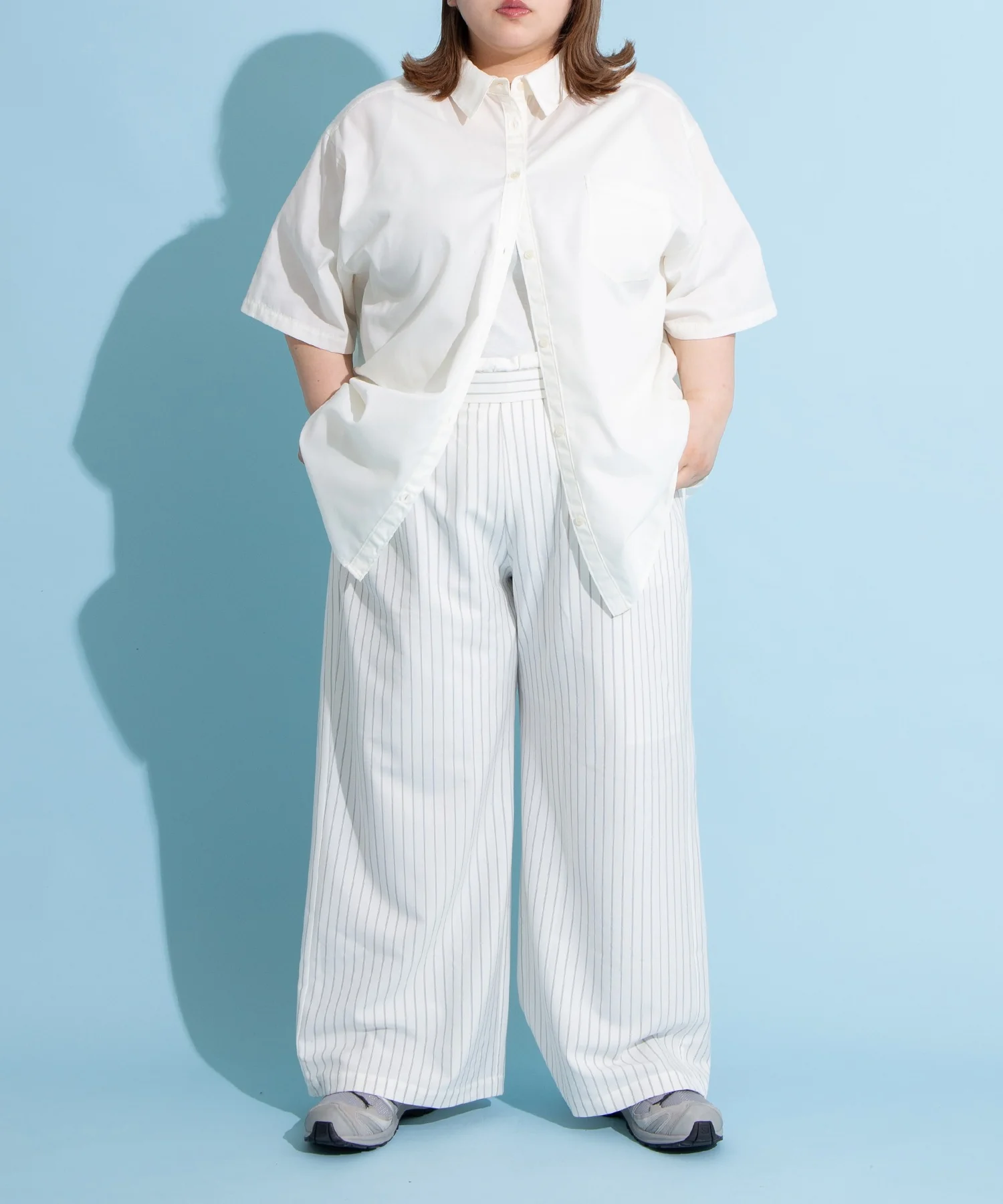 ダブルウエストストライプパンツ - Image 13