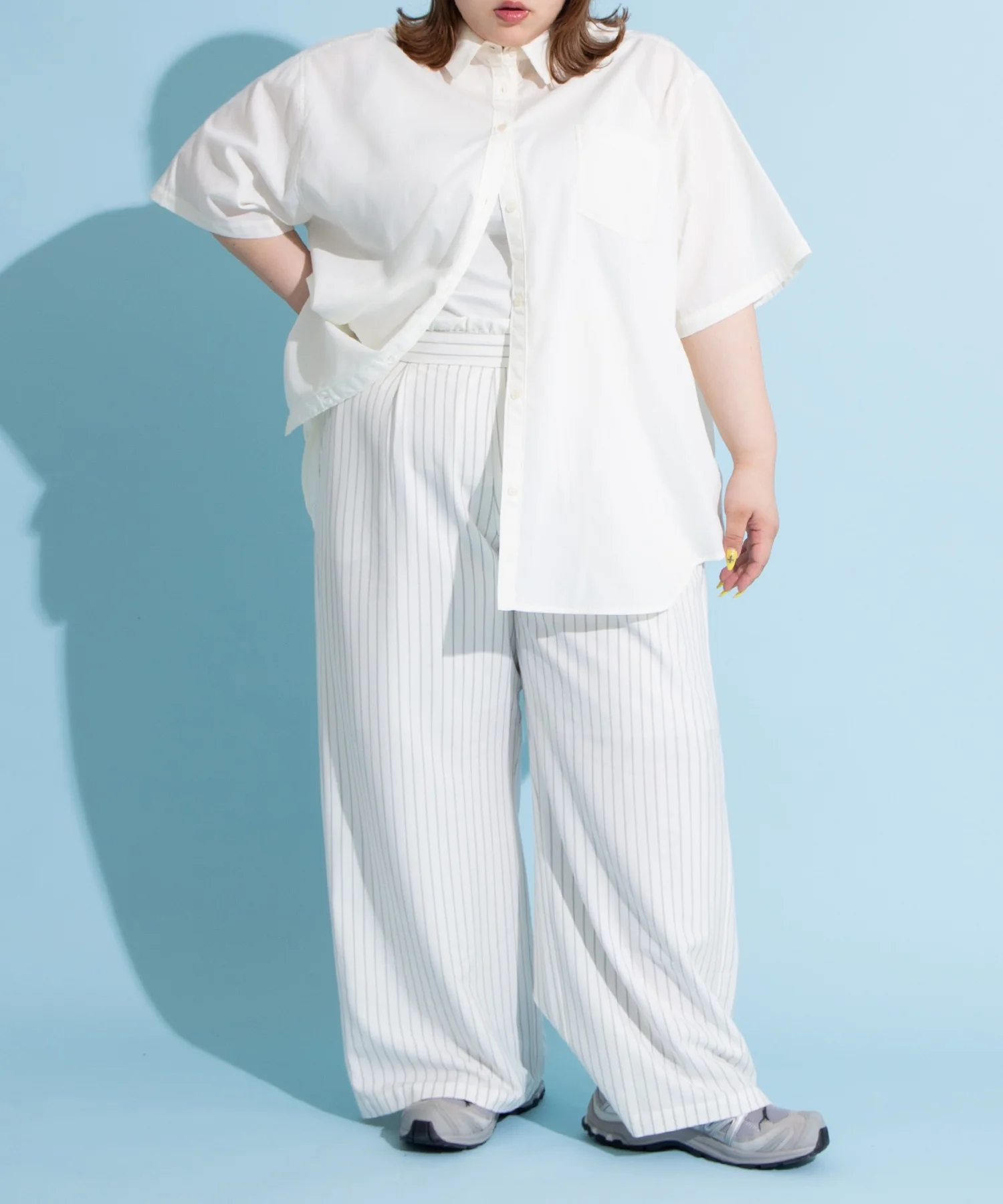 ダブルウエストストライプパンツ - Image 14