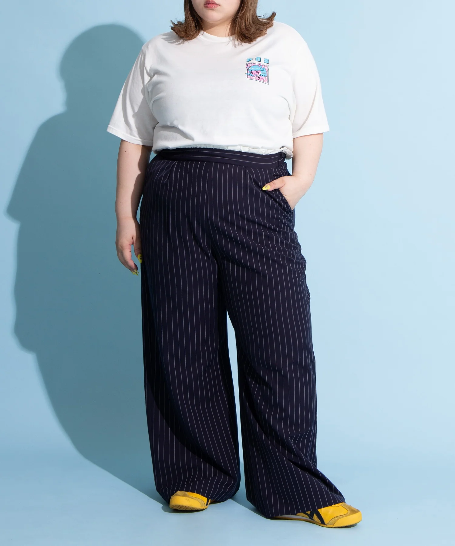 ダブルウエストストライプパンツ - Image 18