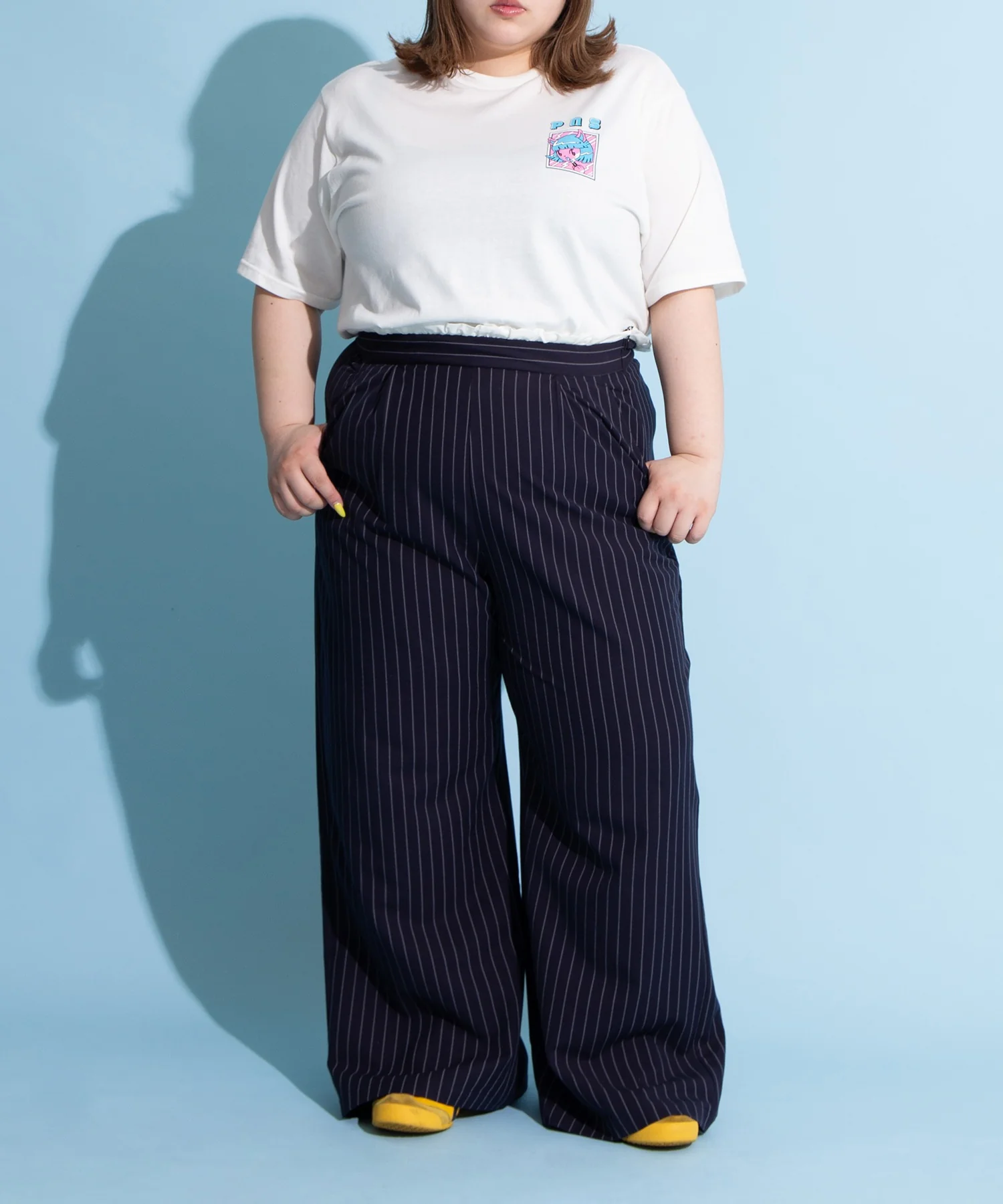 ダブルウエストストライプパンツ - Image 20