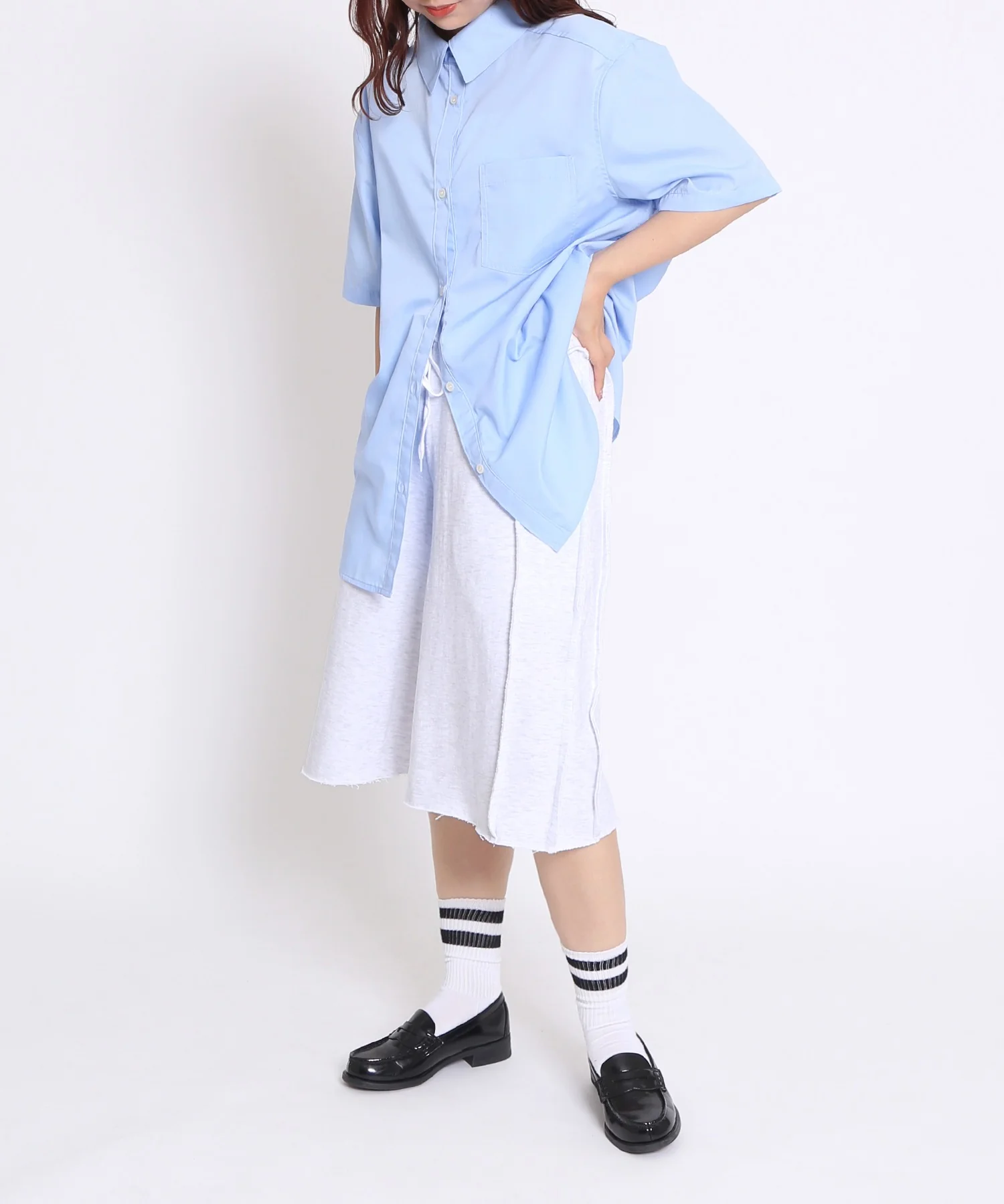 カットオフハーフスウェットパンツ - Image 20