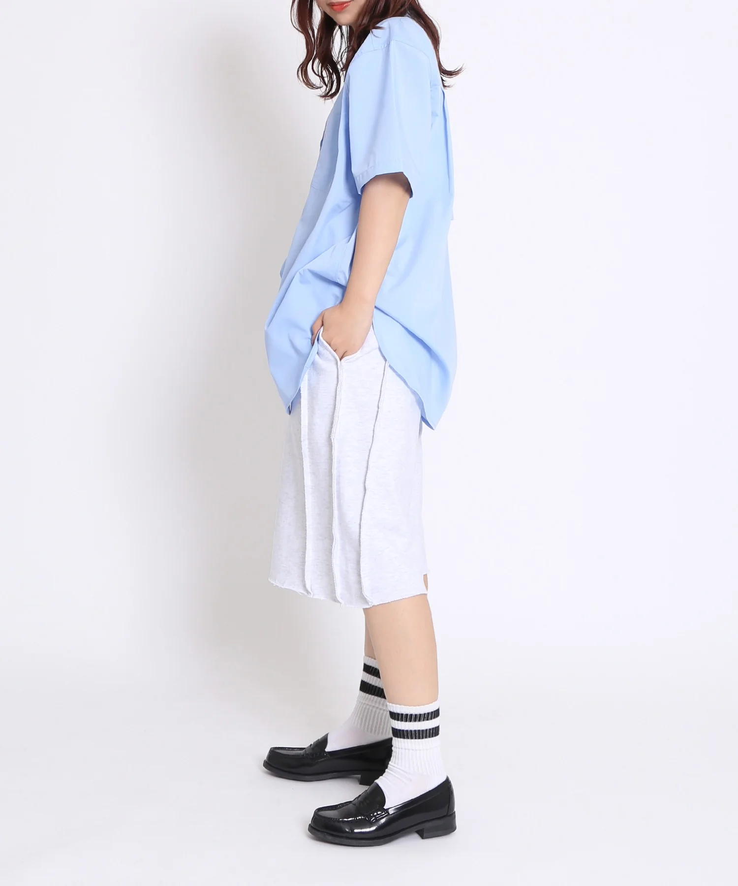 カットオフハーフスウェットパンツ - Image 21