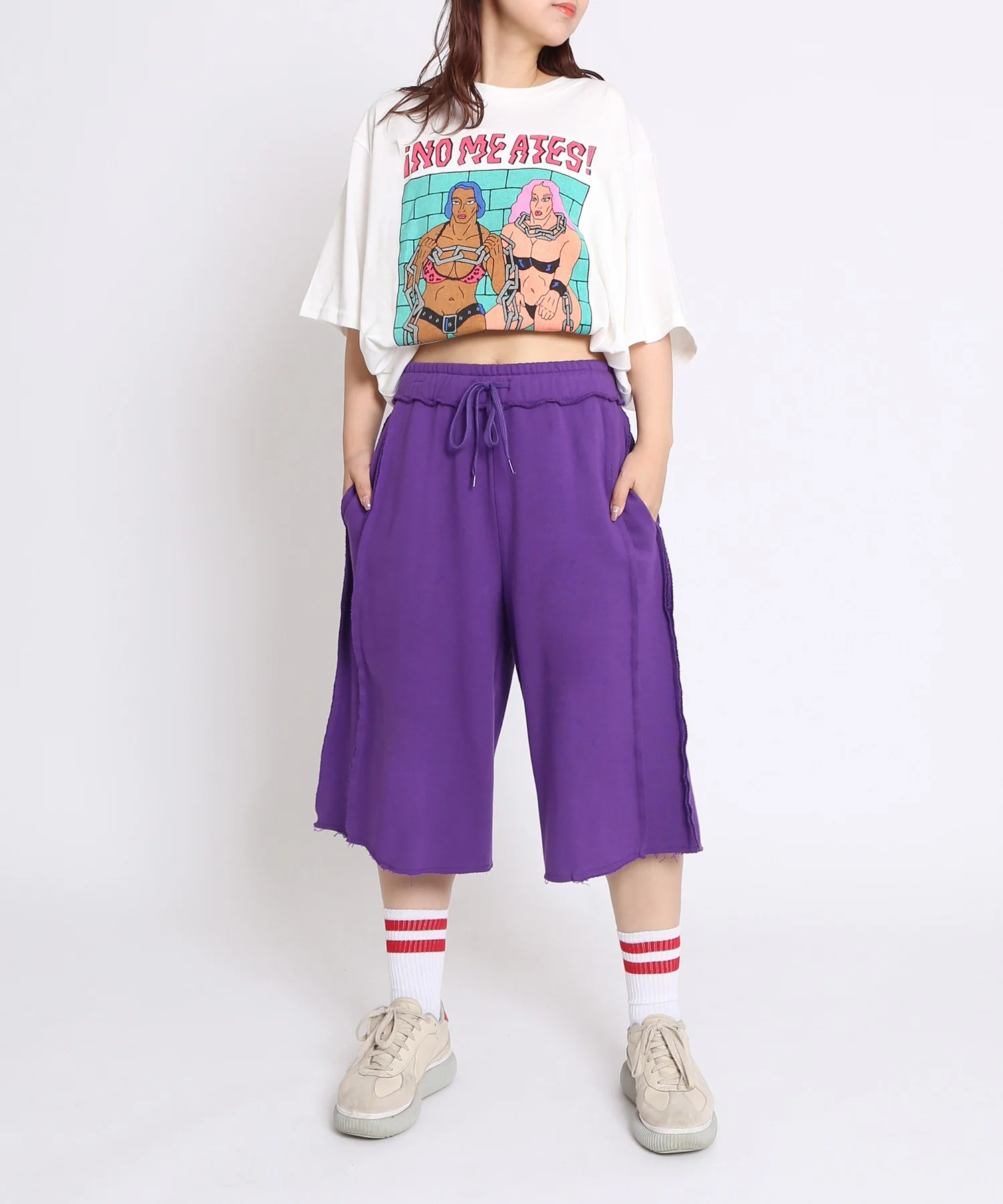 カットオフハーフスウェットパンツ - Image 23