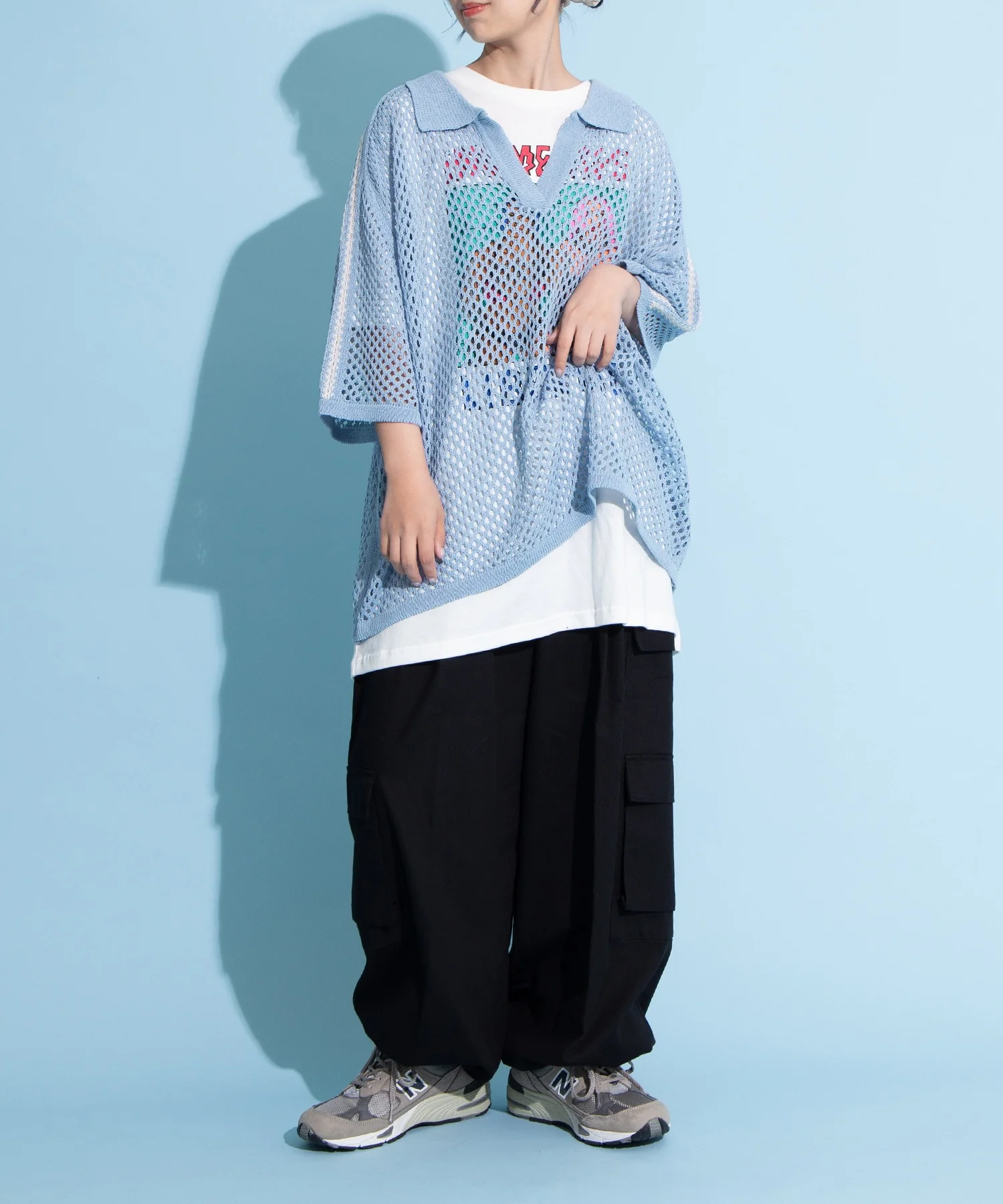 2ラインメッシュトップス - Image 13