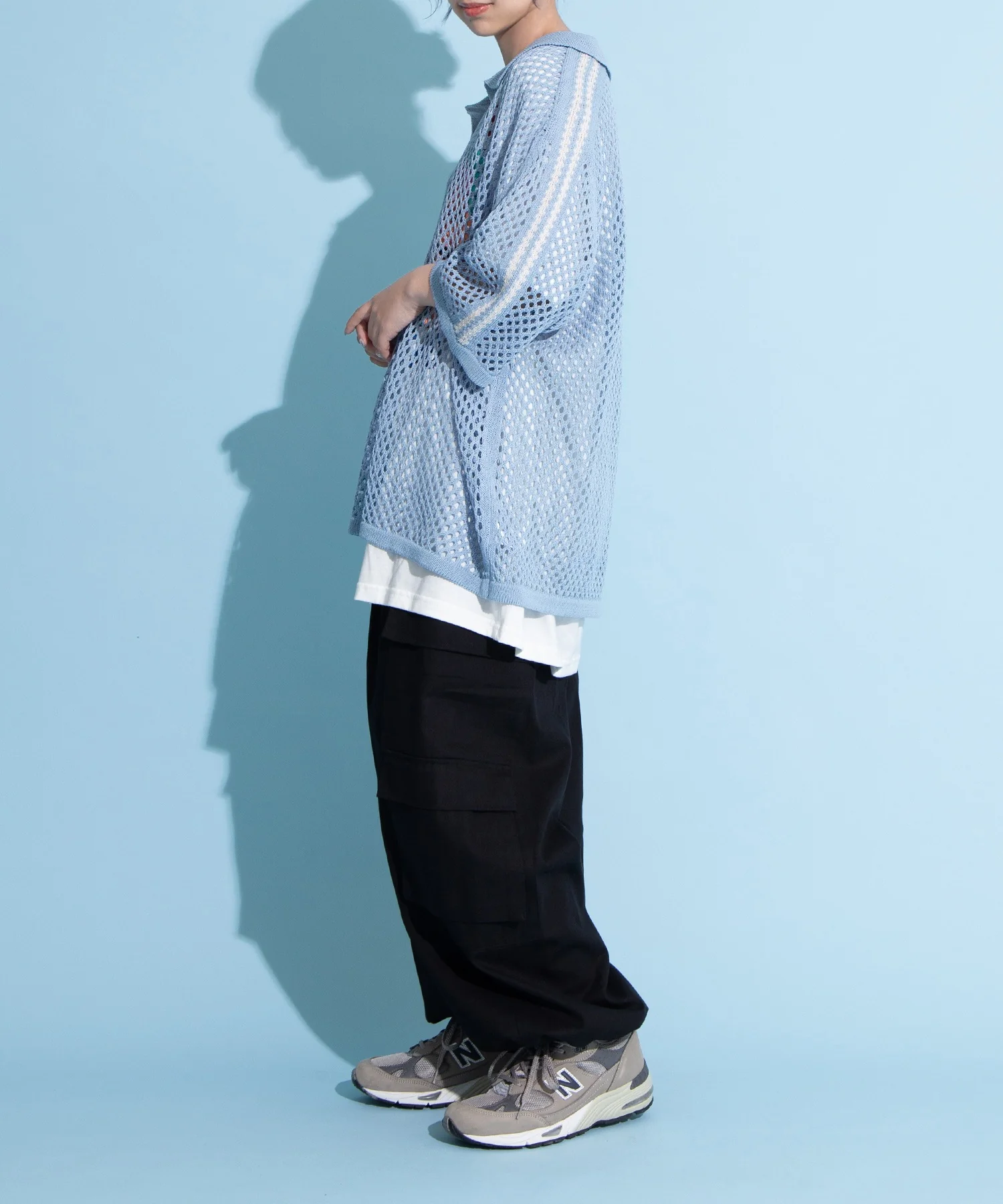 2ラインメッシュトップス - Image 14
