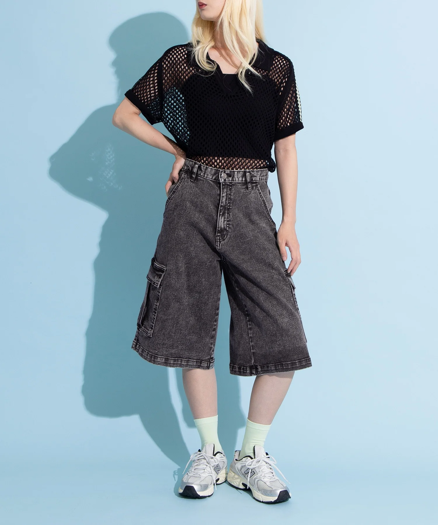 2ラインメッシュトップス - Image 4