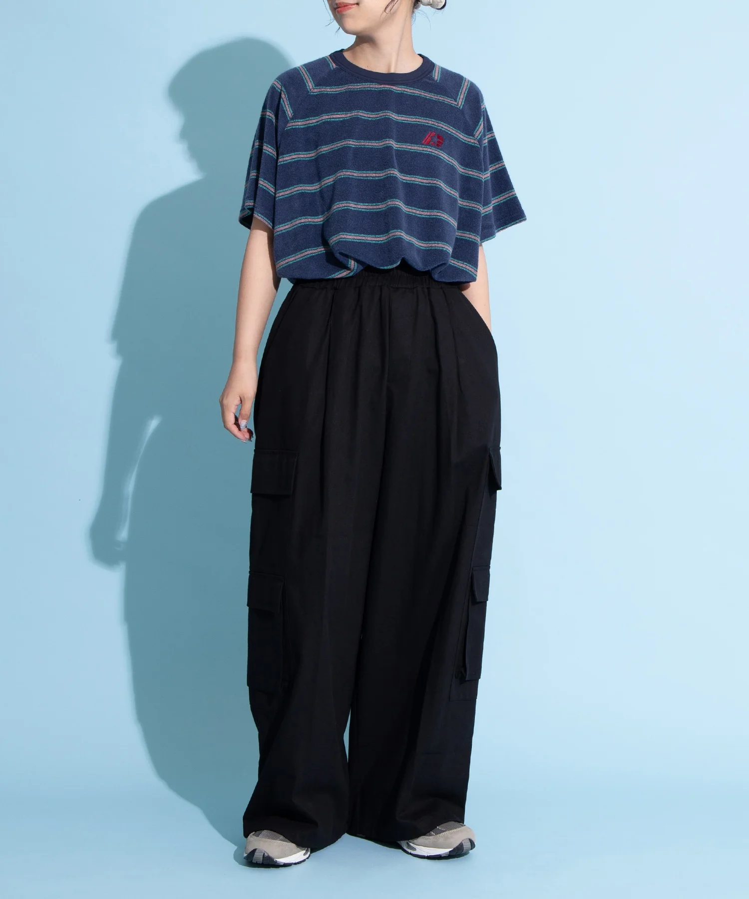 ボーダーパイルビッグTシャツ - Image 11