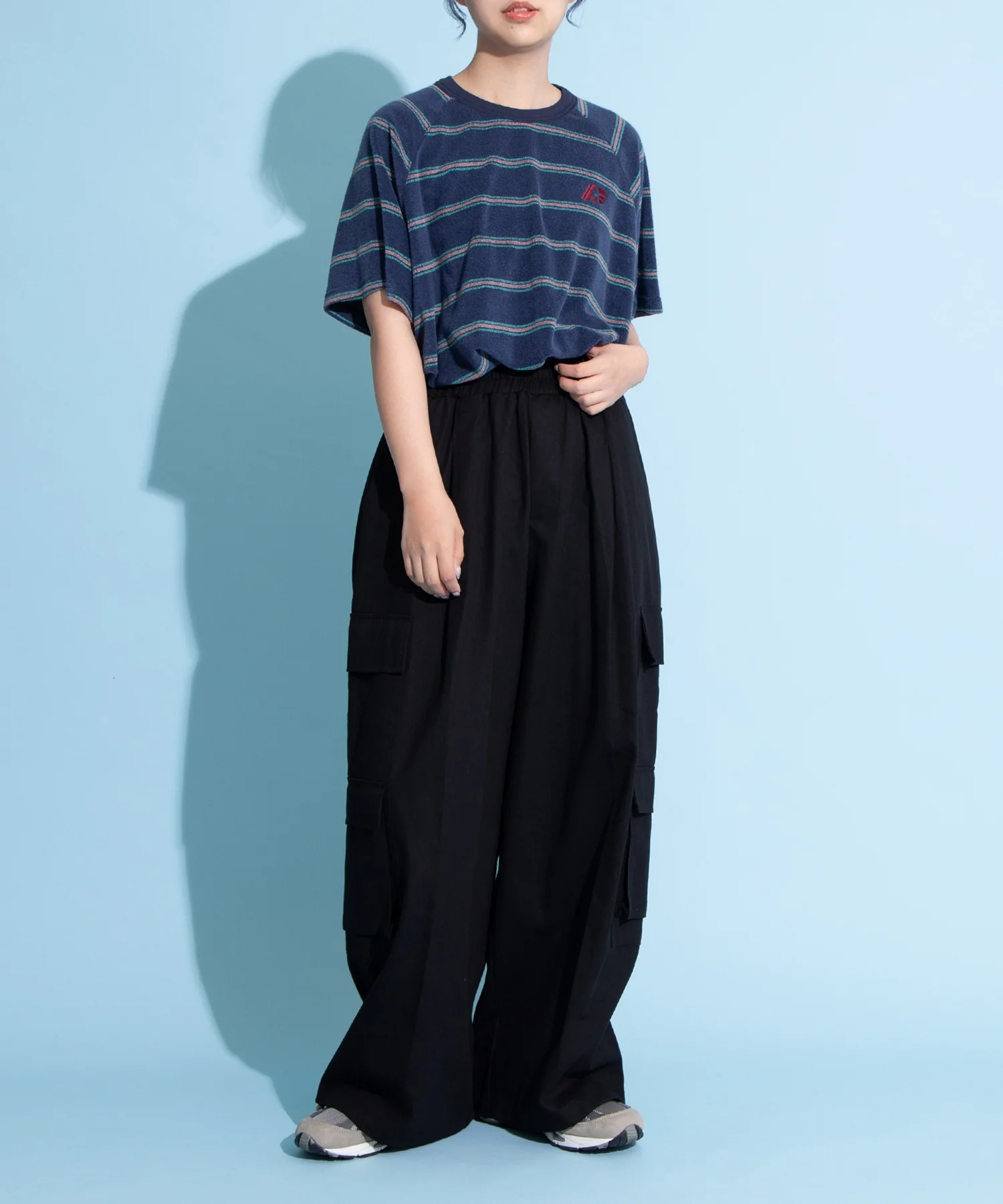 ボーダーパイルビッグTシャツ - Image 12