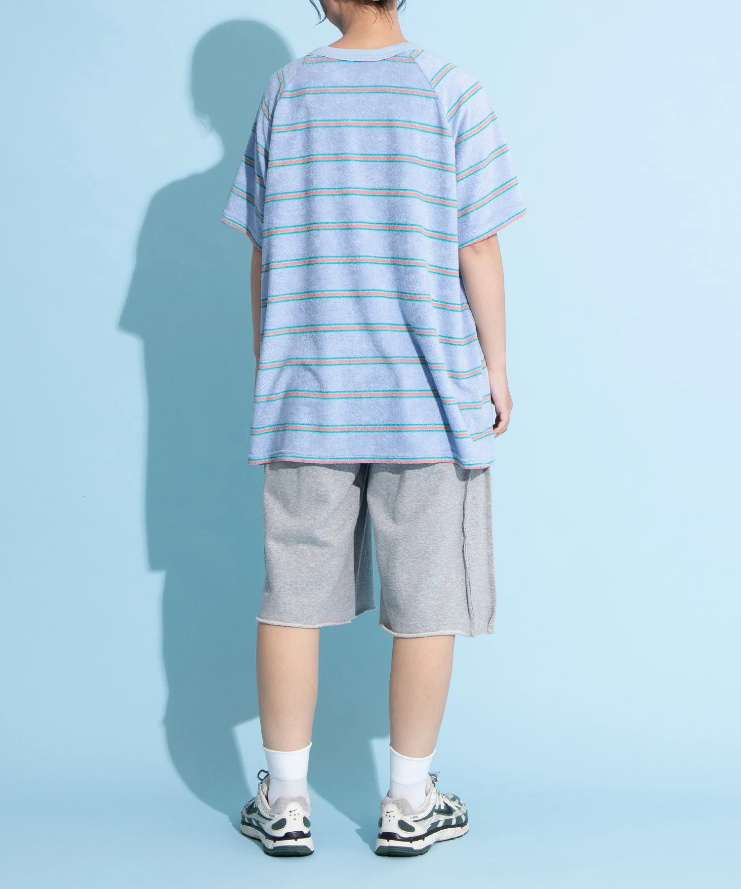 ボーダーパイルビッグTシャツ - Image 6