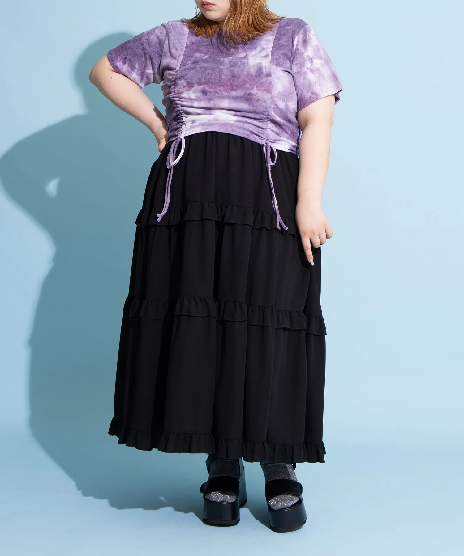 タイダイ柄ドロストトップス - Image 7