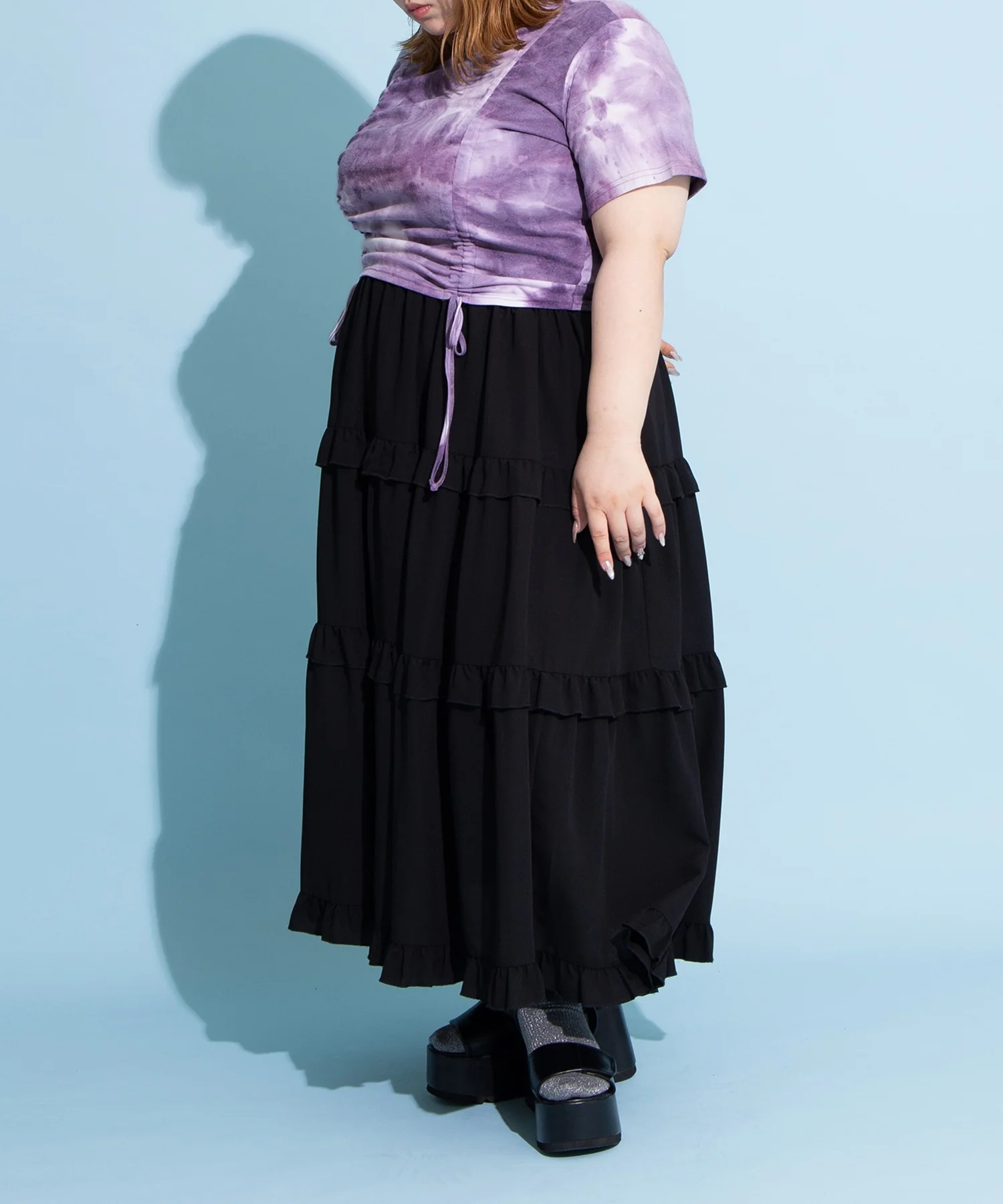 タイダイ柄ドロストトップス - Image 8