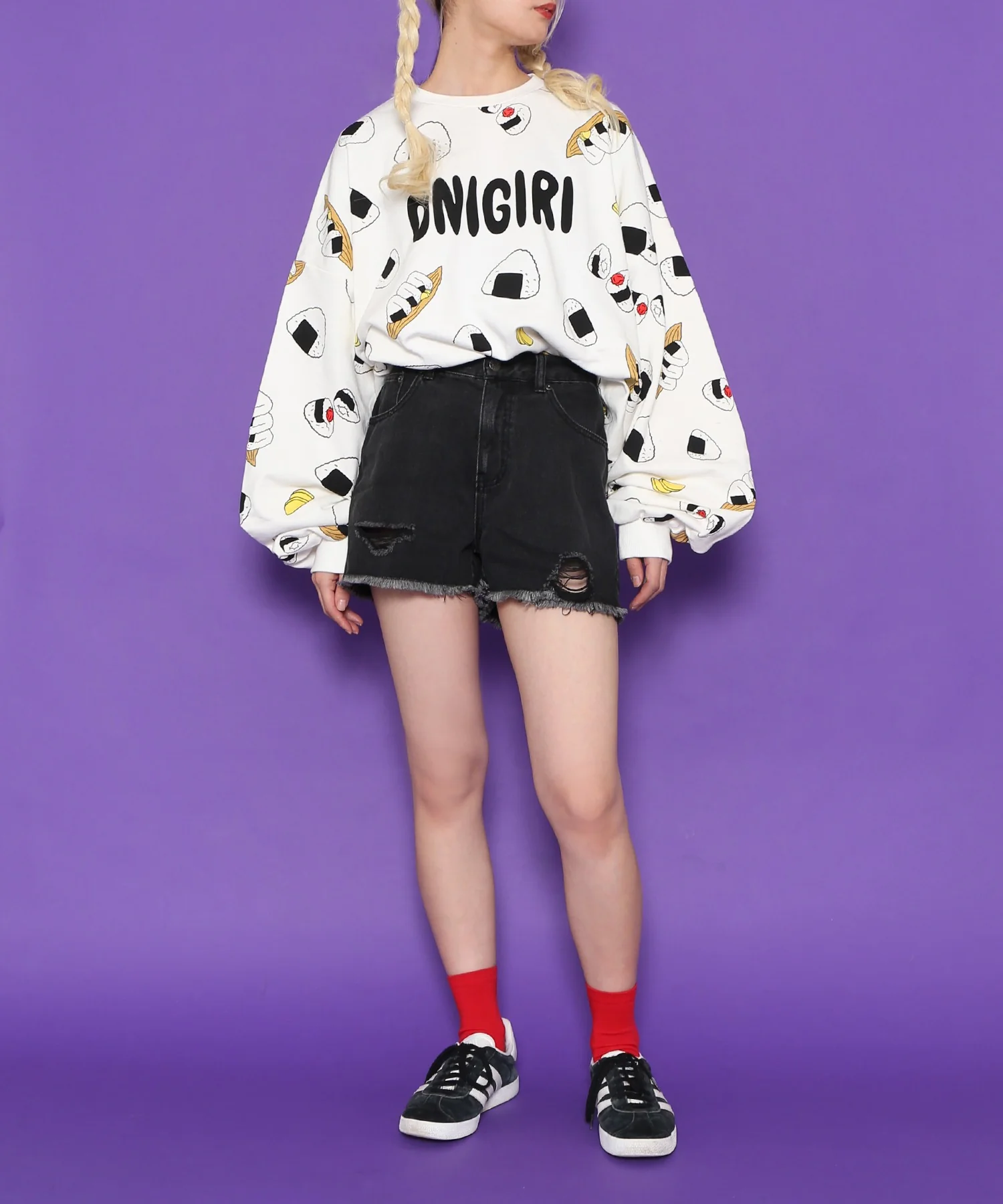 ダメージデニムショートパンツ - Image 9