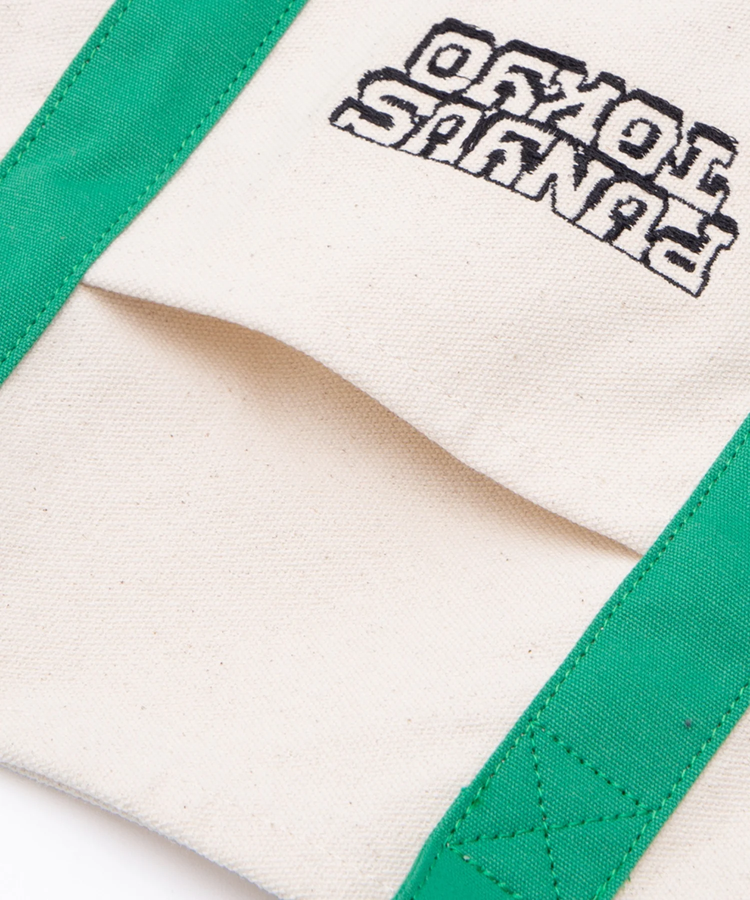 ロゴ刺繍キャンバスミニトートバッグ - Image 6