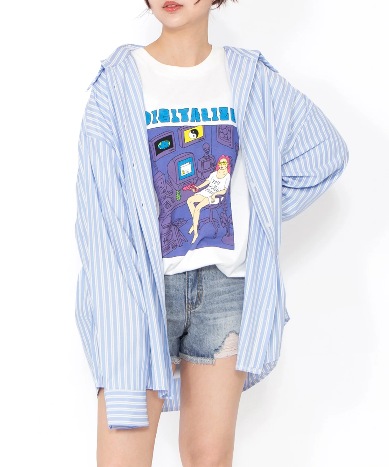 キャンディストライプシャツ - Image 14