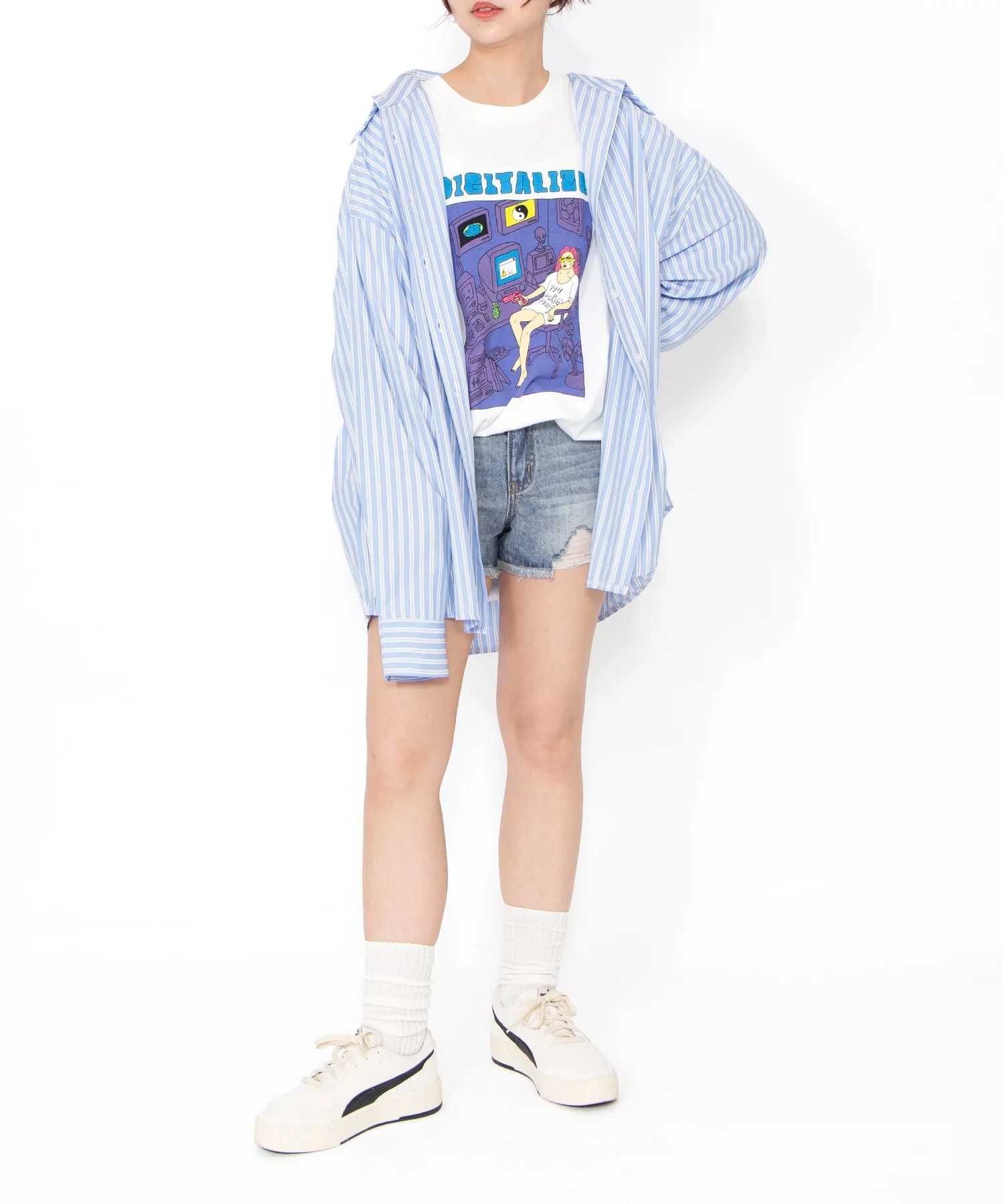 キャンディストライプシャツ - Image 15