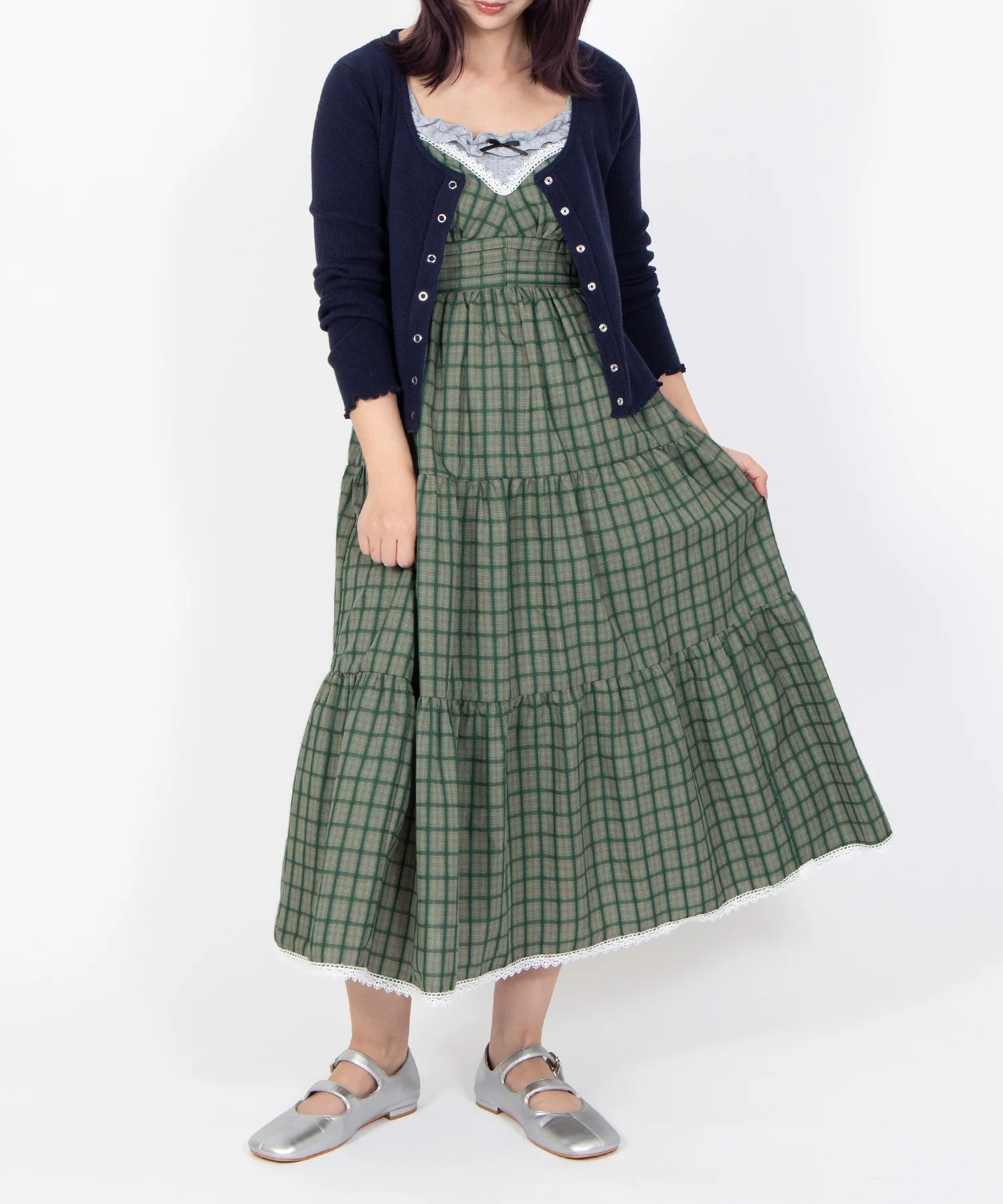 チェック柄キャミワンピース - Image 17