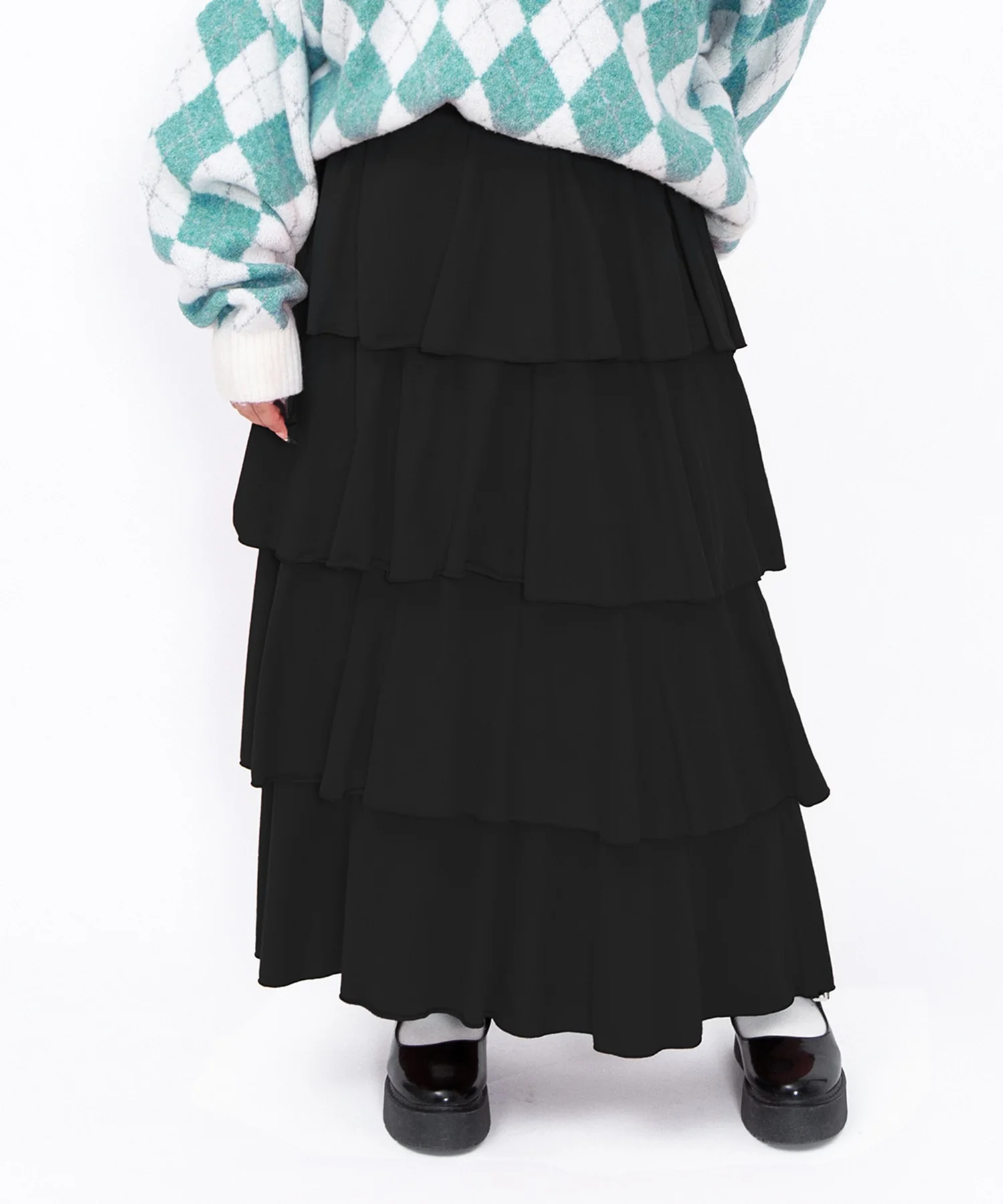ティアードロングスカート - Image 3