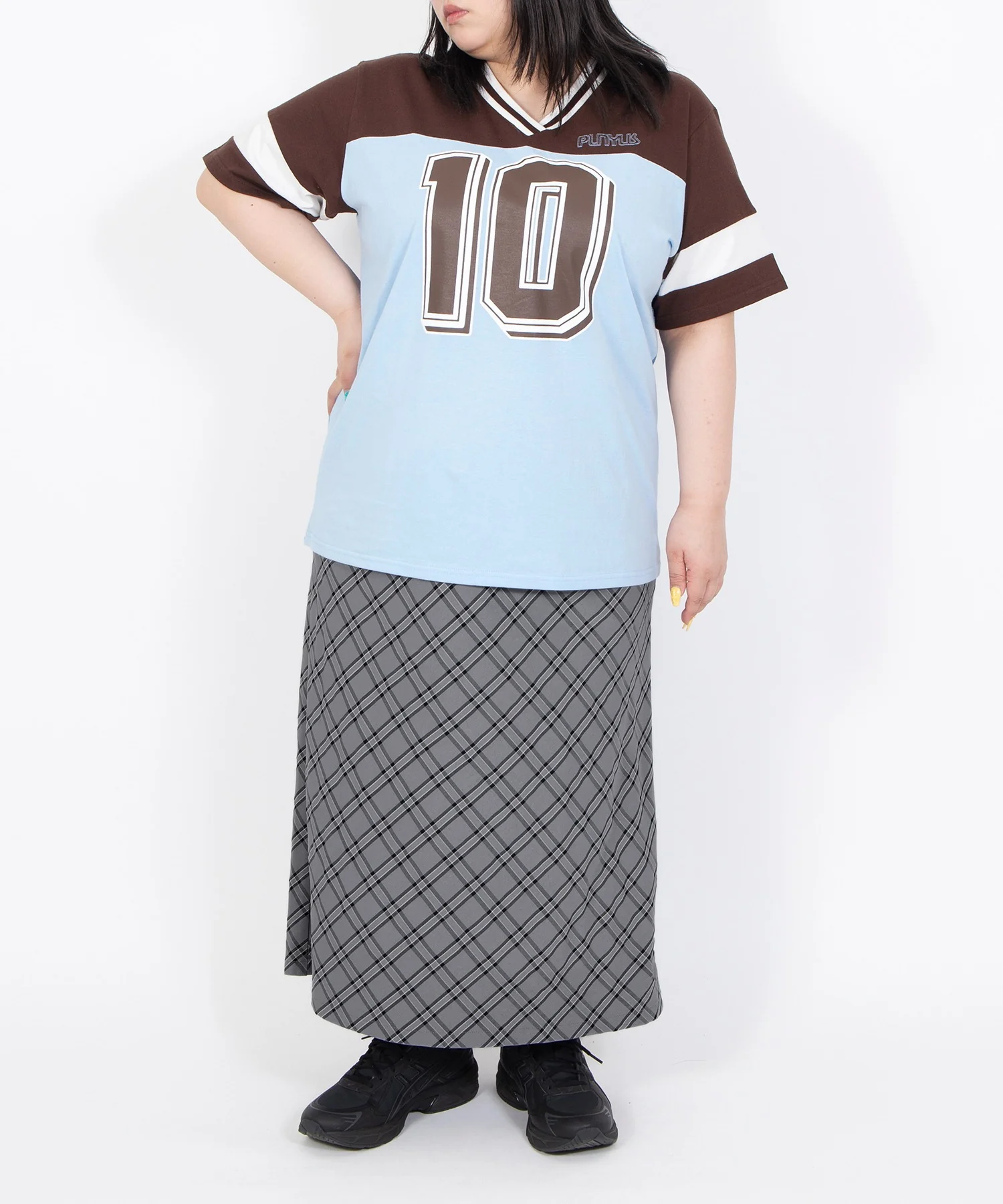 チェック柄ロングスカート - Image 18