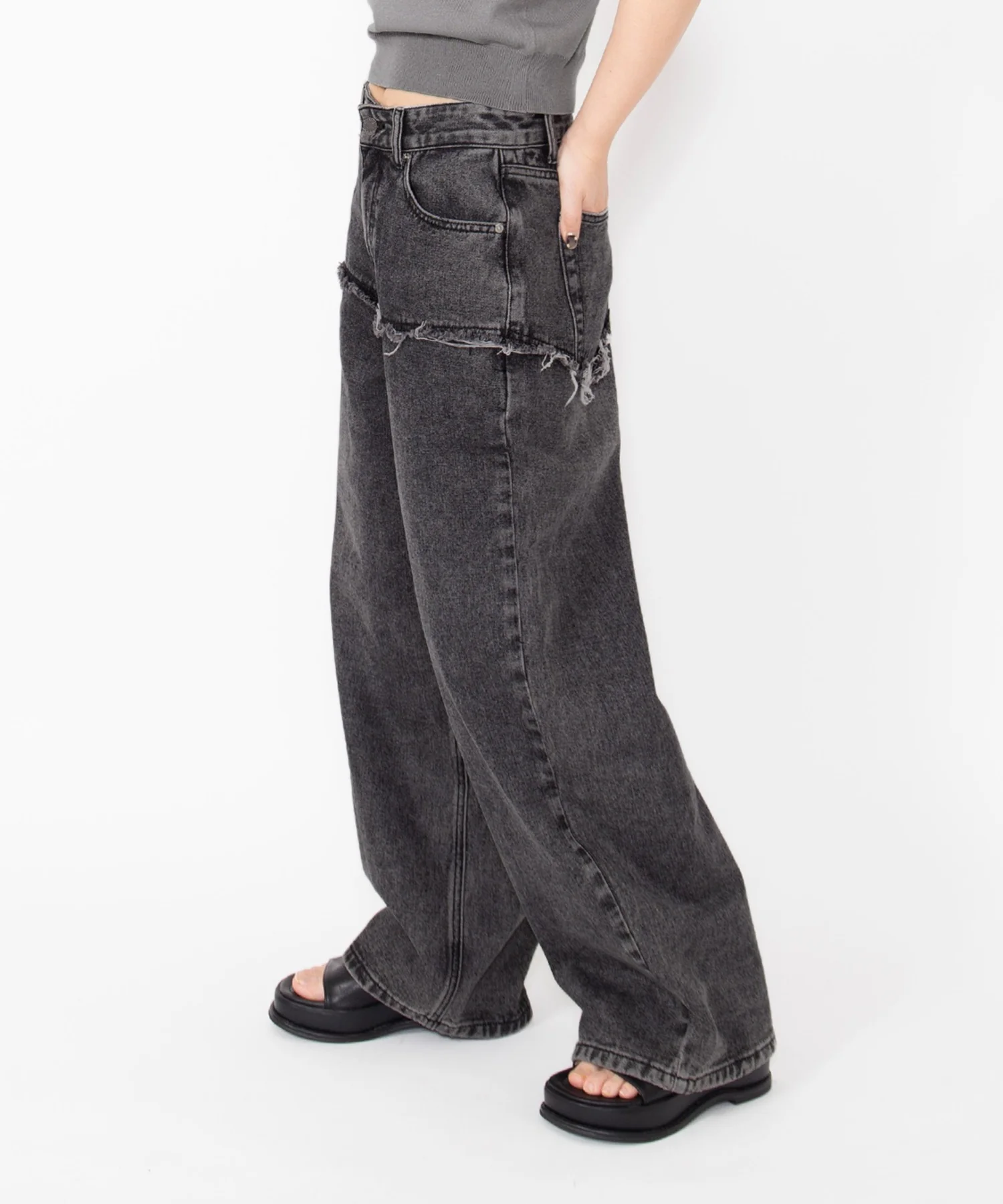 レイヤード風デニムパンツ - Image 8