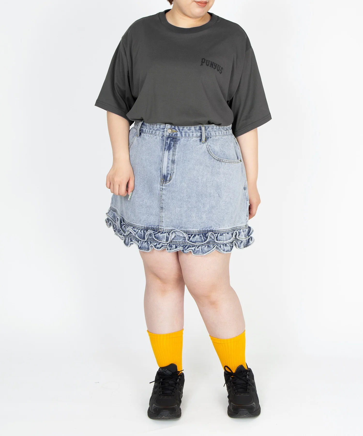 フリルデニムミニスカート - Image 11
