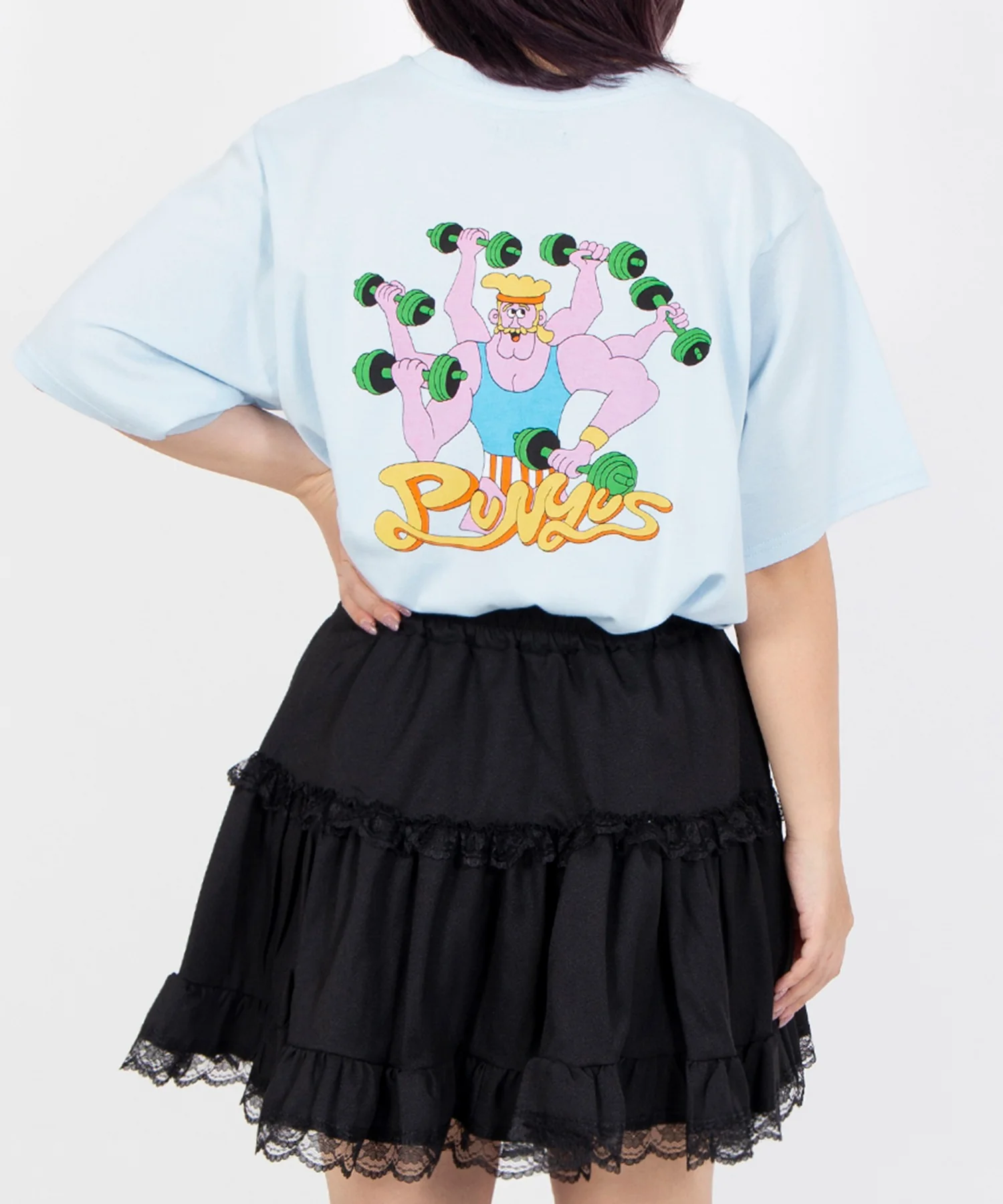 裾レースフレアミニスカート - Image 9