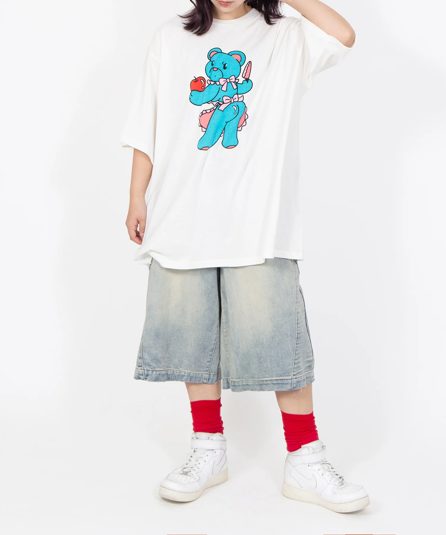デザインデニムハーフパンツ - Image 15
