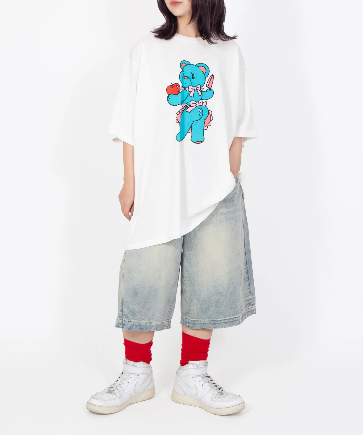 デザインデニムハーフパンツ - Image 16