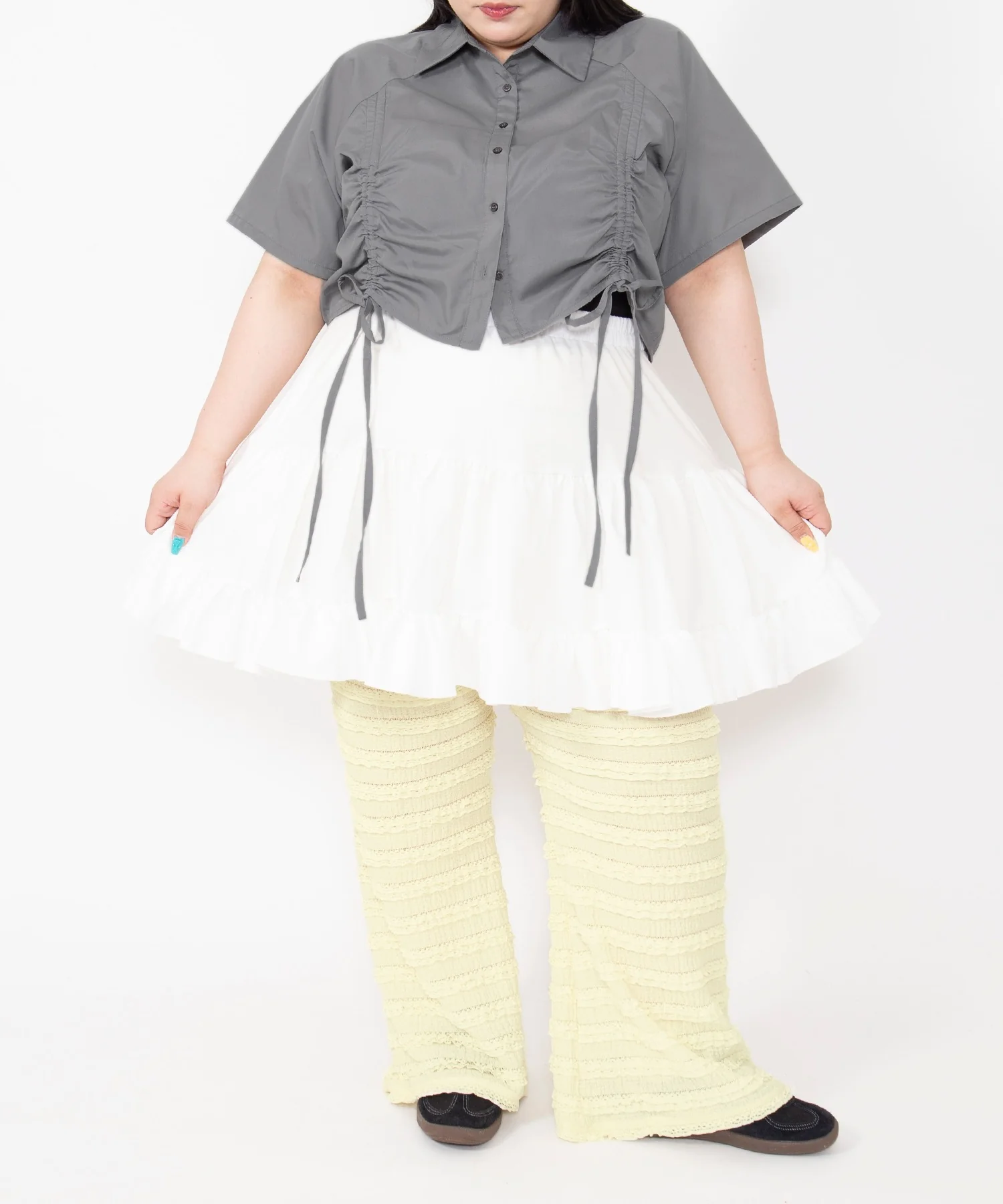 レースフリルフレアパンツ - Image 11