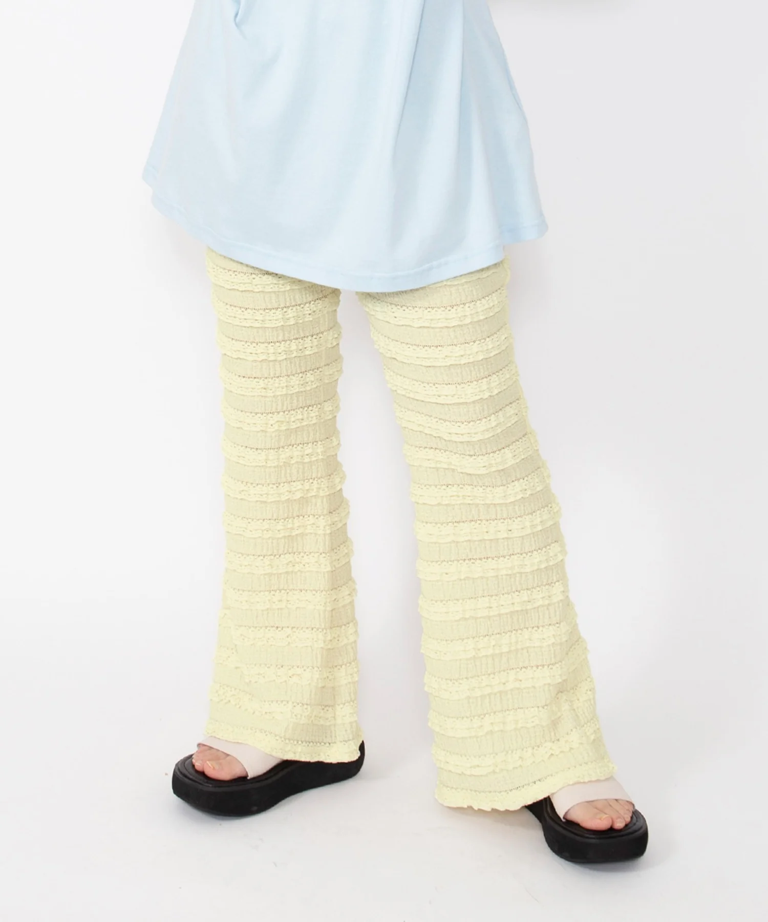 レースフリルフレアパンツ - Image 2