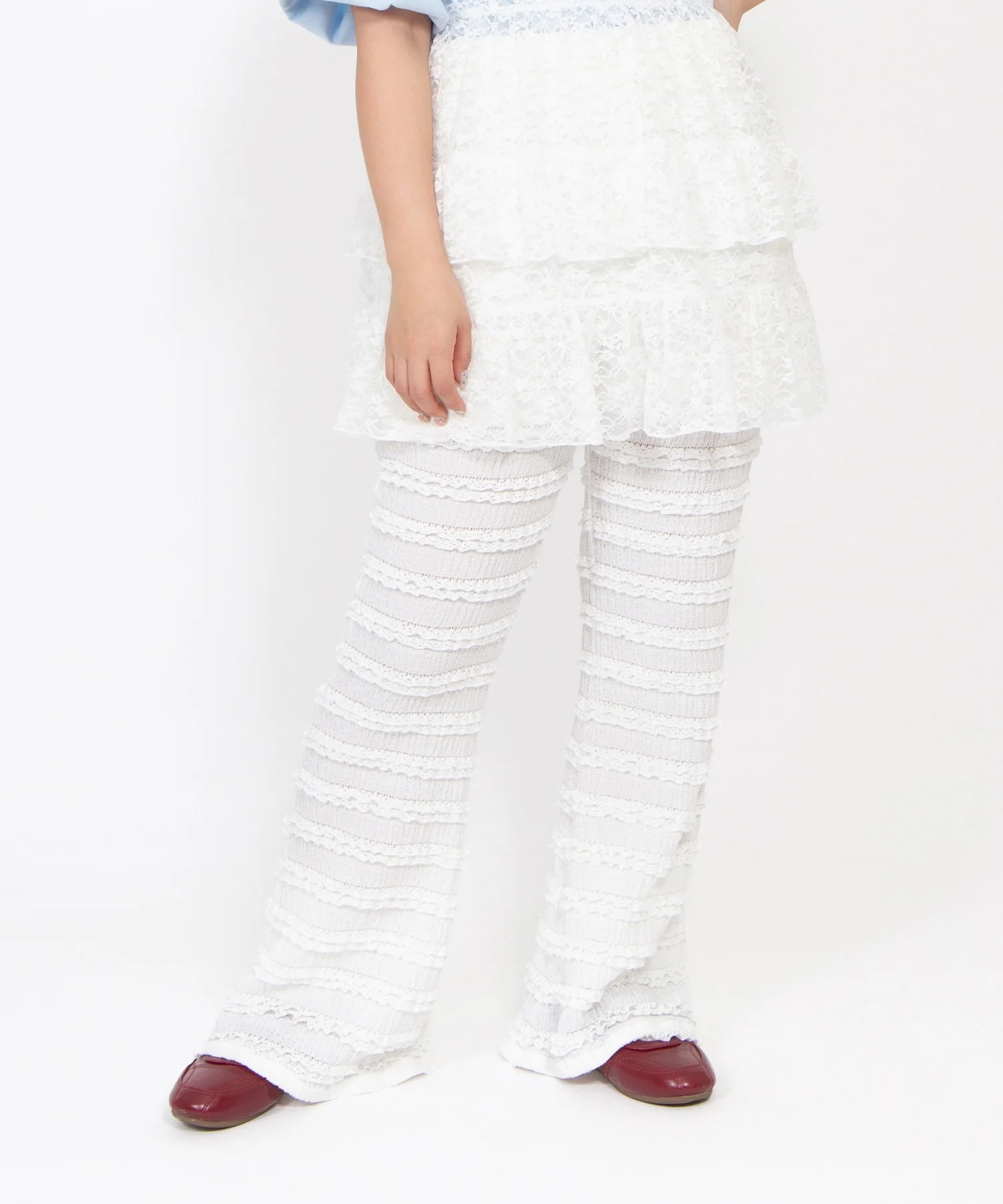 レースフリルフレアパンツ - Image 21