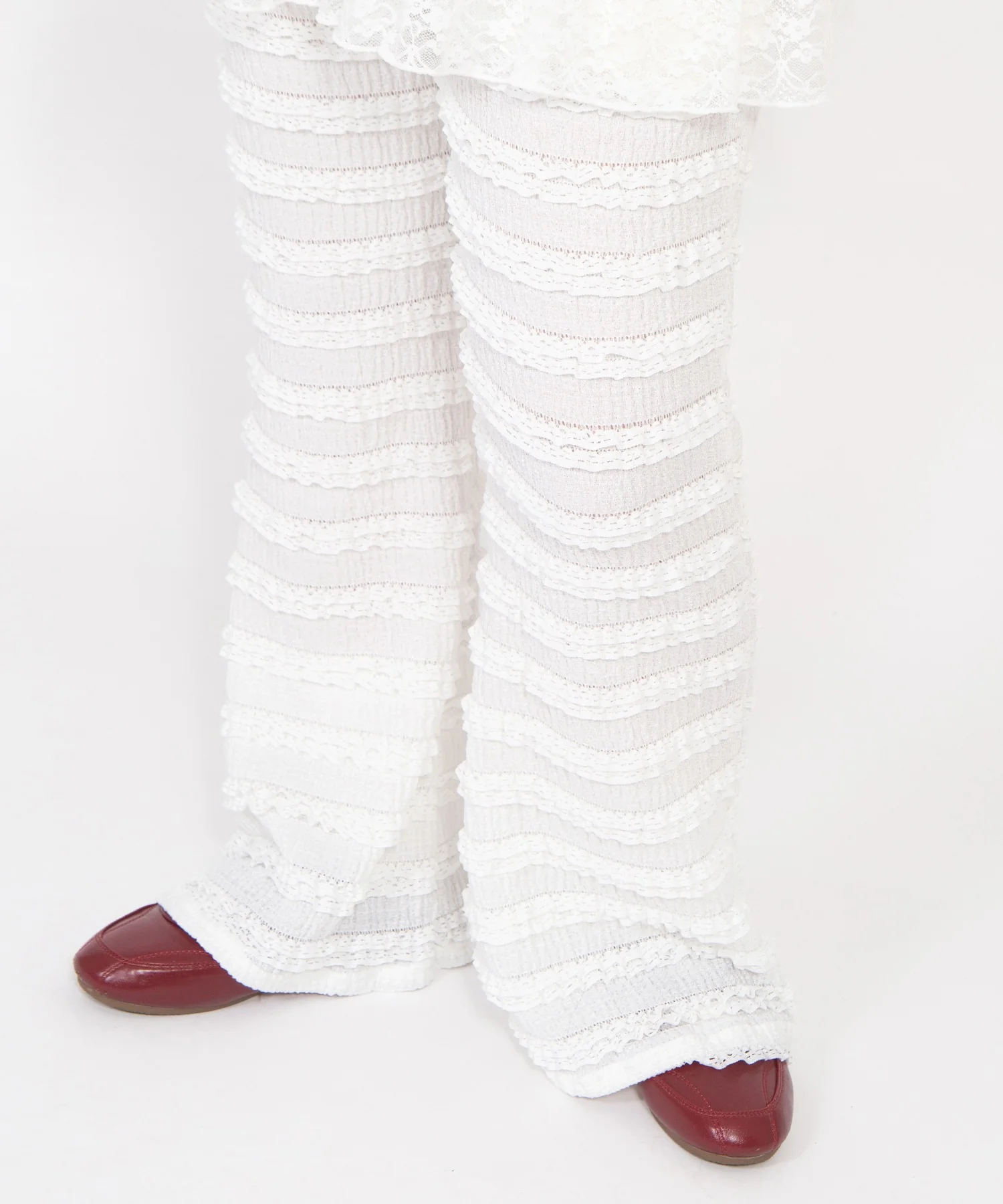 レースフリルフレアパンツ - Image 23