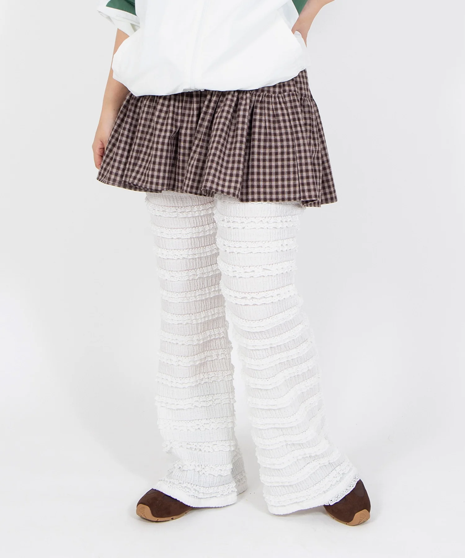 レースフリルフレアパンツ - Image 29