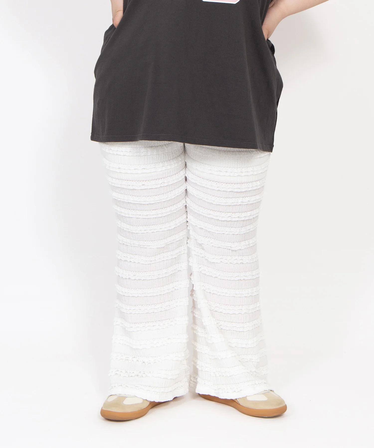 レースフリルフレアパンツ - Image 31