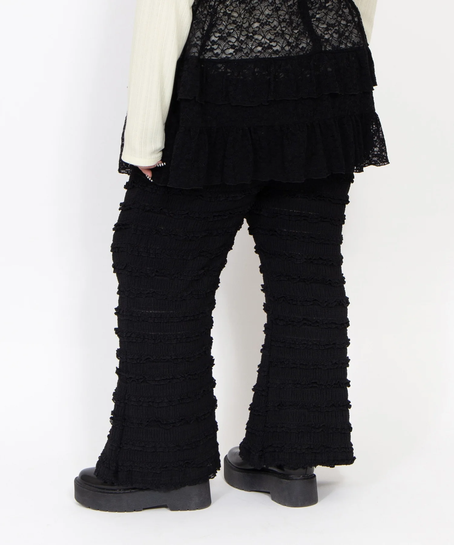 レースフリルフレアパンツ - Image 41