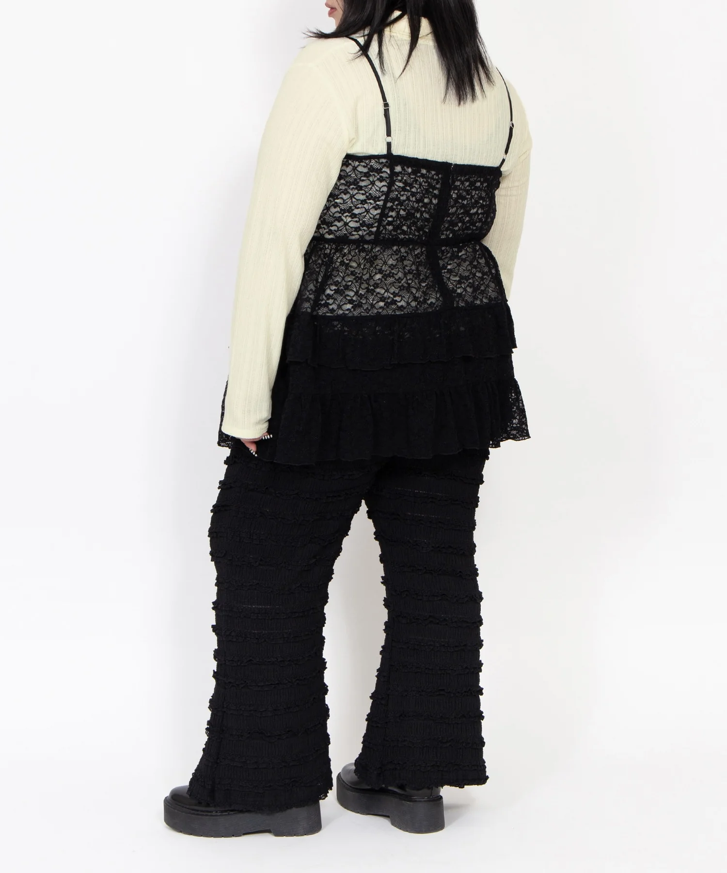 レースフリルフレアパンツ - Image 44