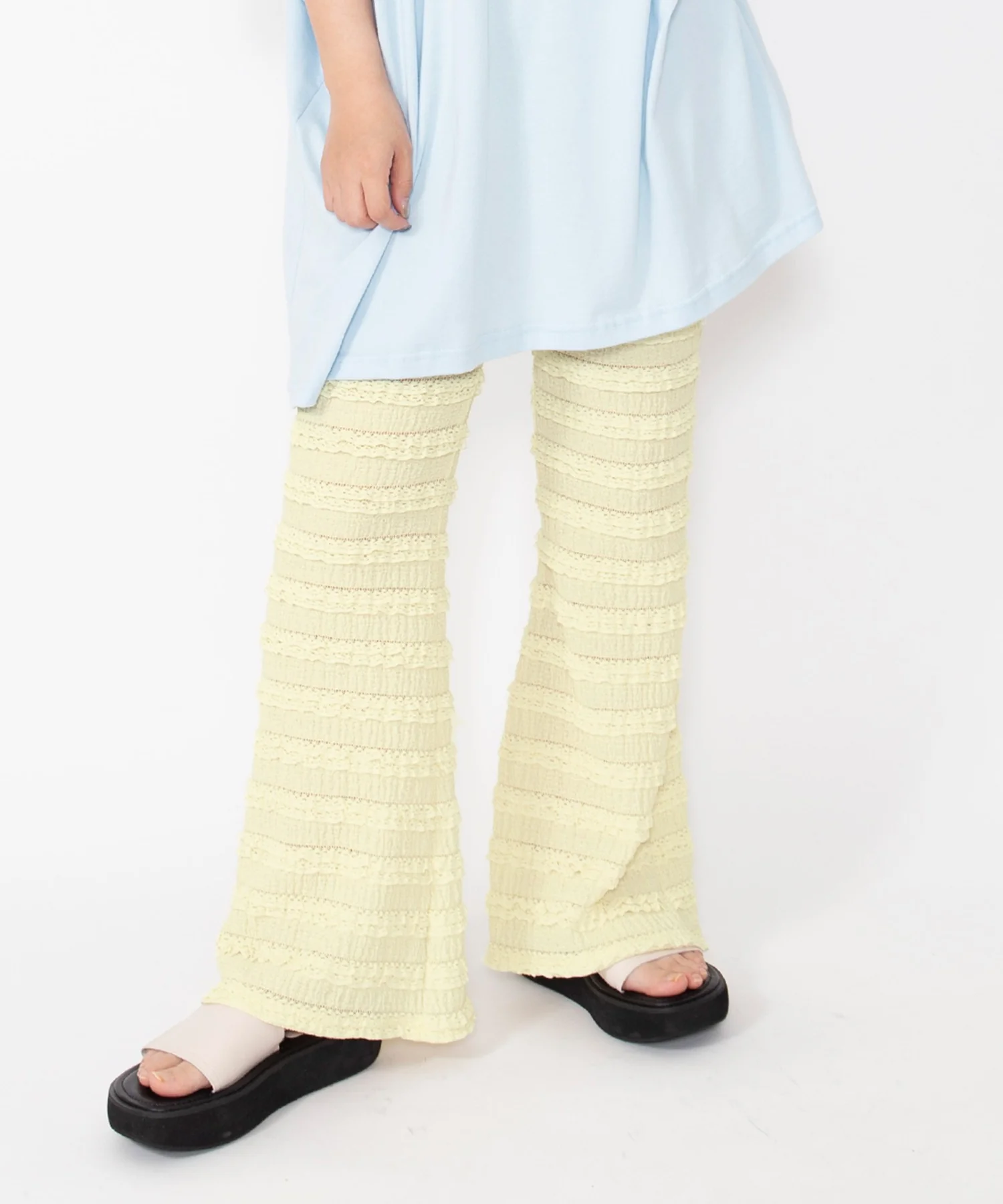 レースフリルフレアパンツ - Image 5