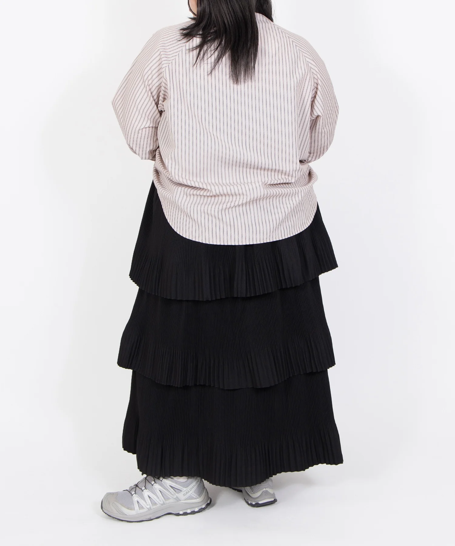 プリーツティアードロングスカート - Image 12
