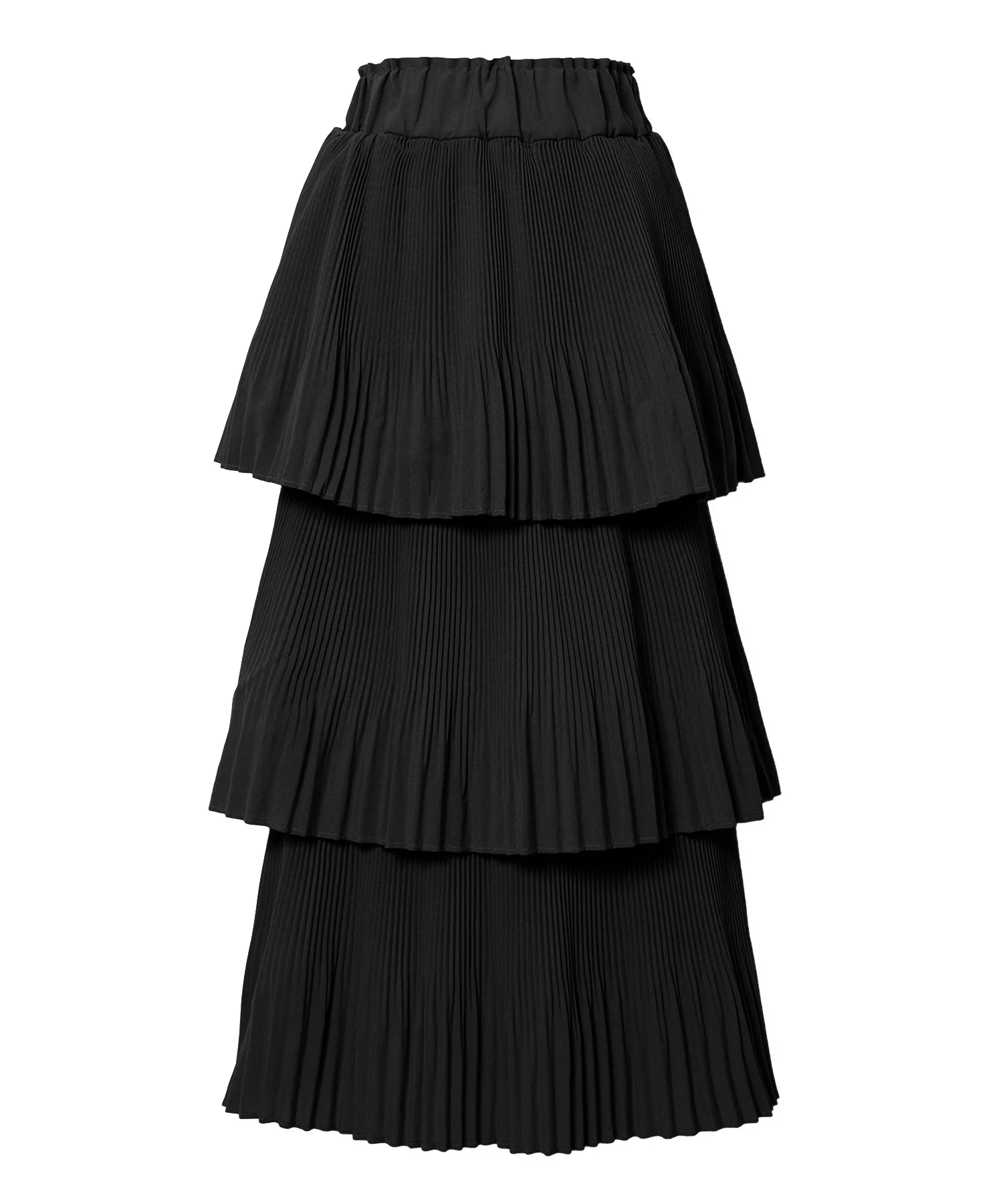 プリーツティアードロングスカート - Image 13