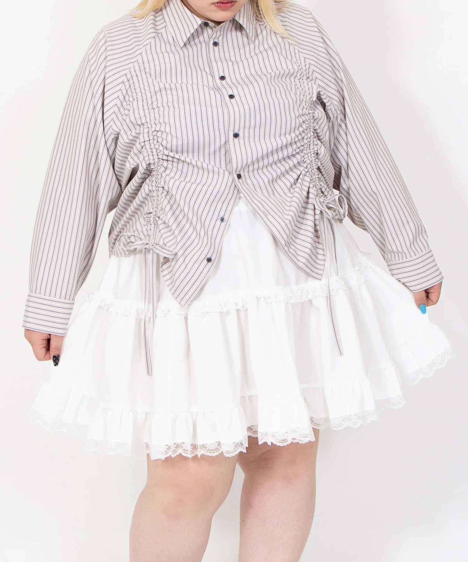 ドロストストライプシャツ - Image 2