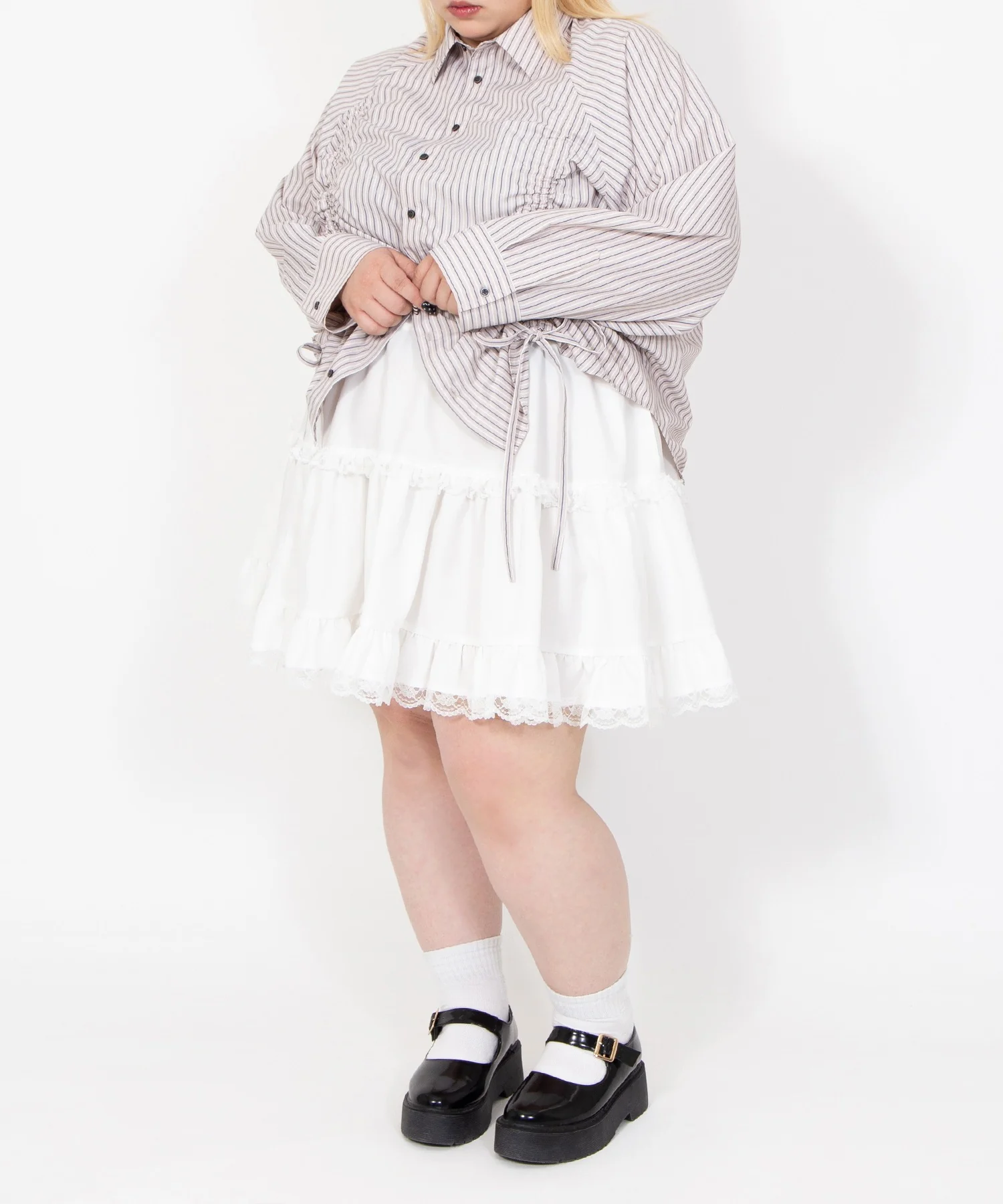 ドロストストライプシャツ - Image 21