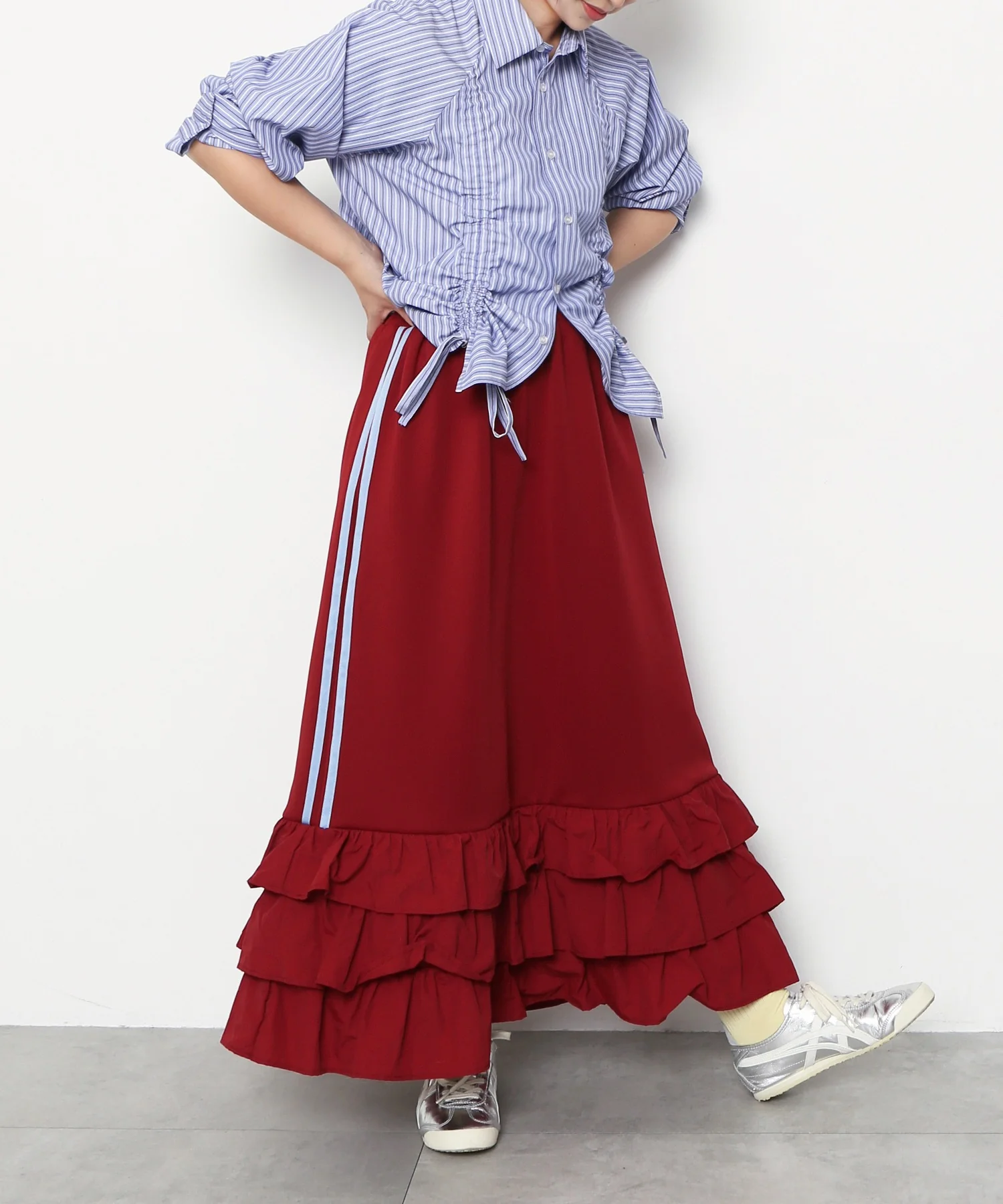 ドロストストライプシャツ - Image 5